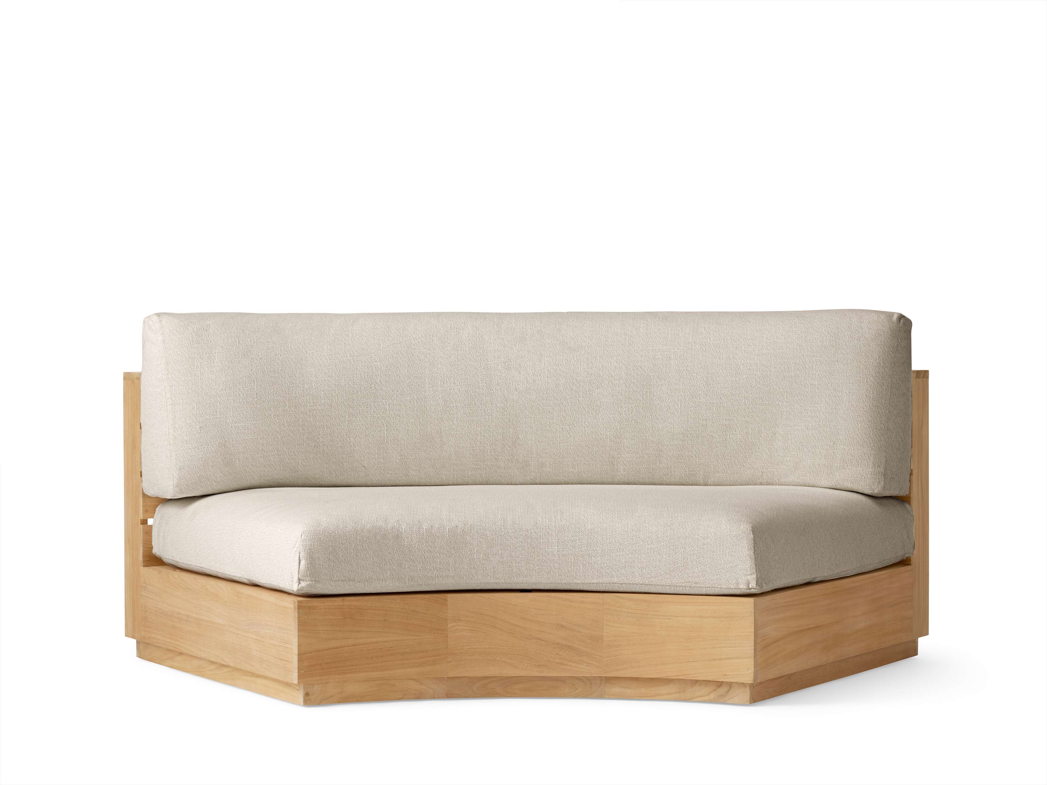 Arhaus Bal Harbour Curved Sofa - Thumbnail 2