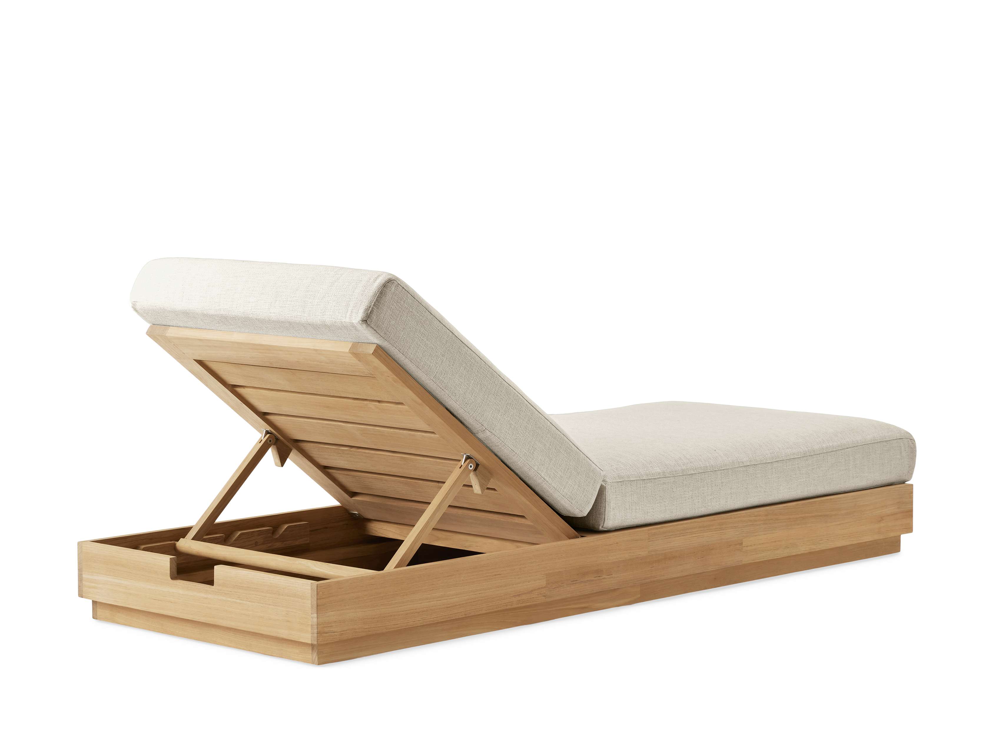 Bal Harbour Outdoor Teak Chaise
