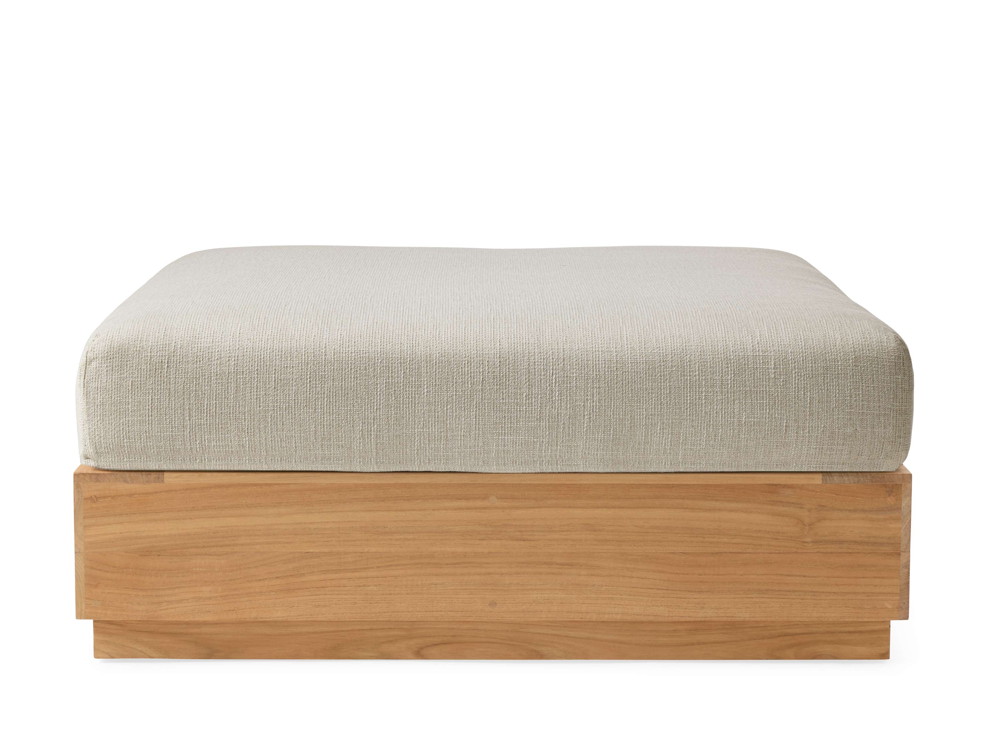 Bal Harbour Outdoor Teak Ottoman