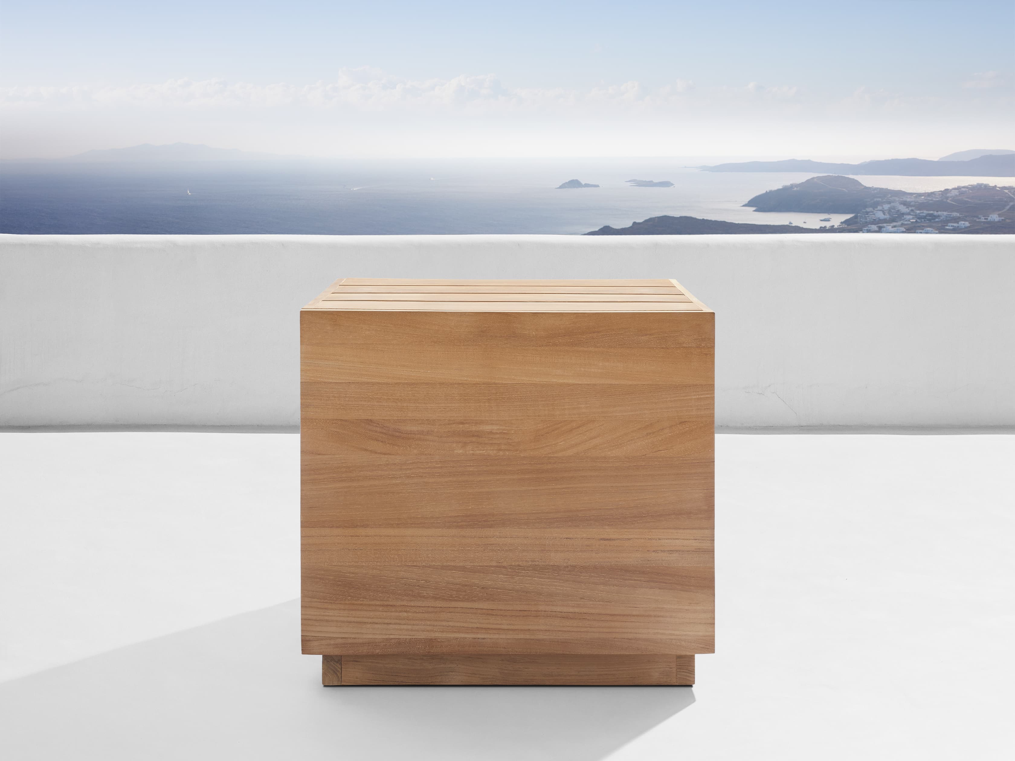 Bal Harbour Outdoor Teak End Table