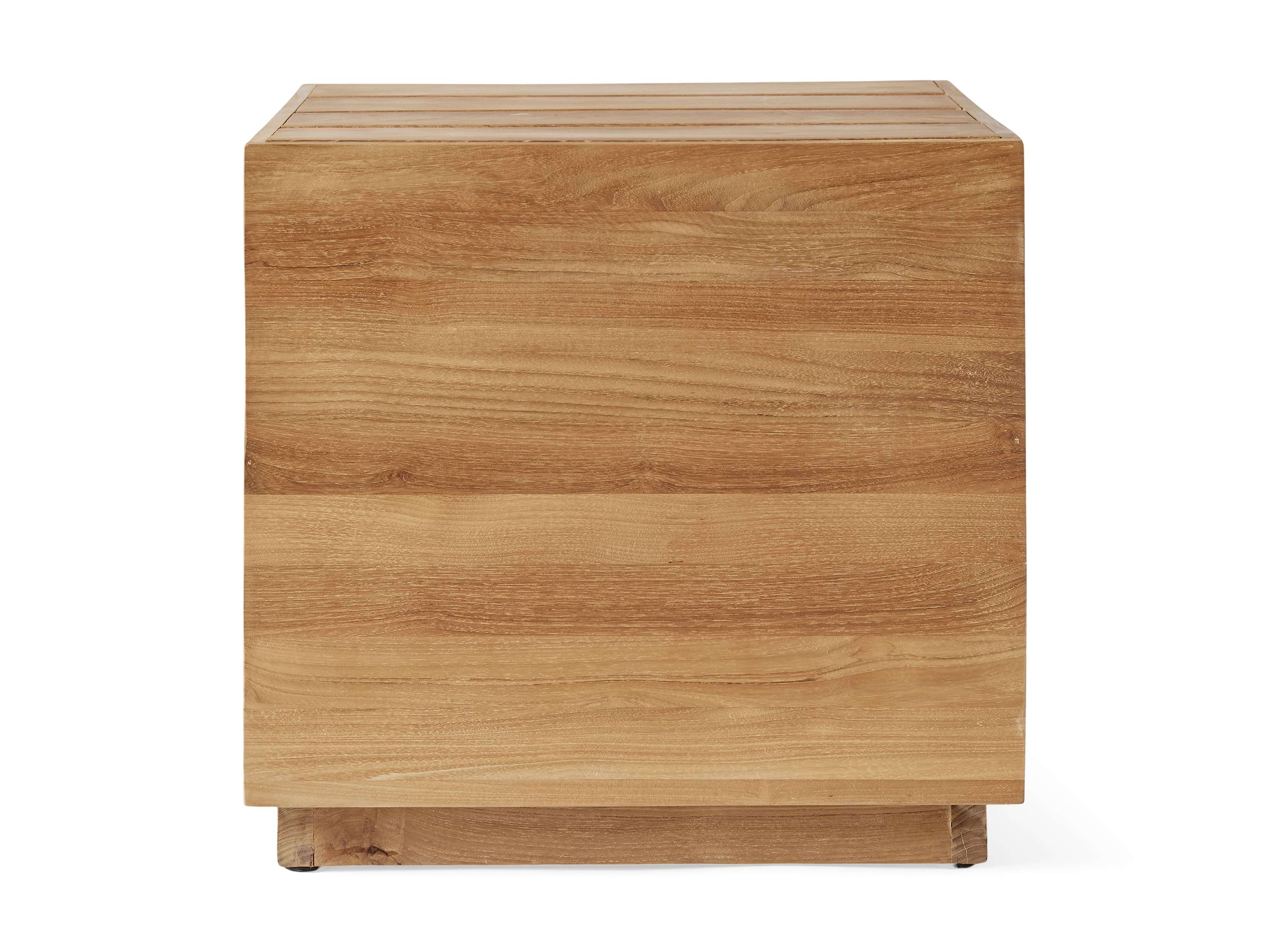 Bal Harbour Outdoor Teak End Table - Thumbnail 4