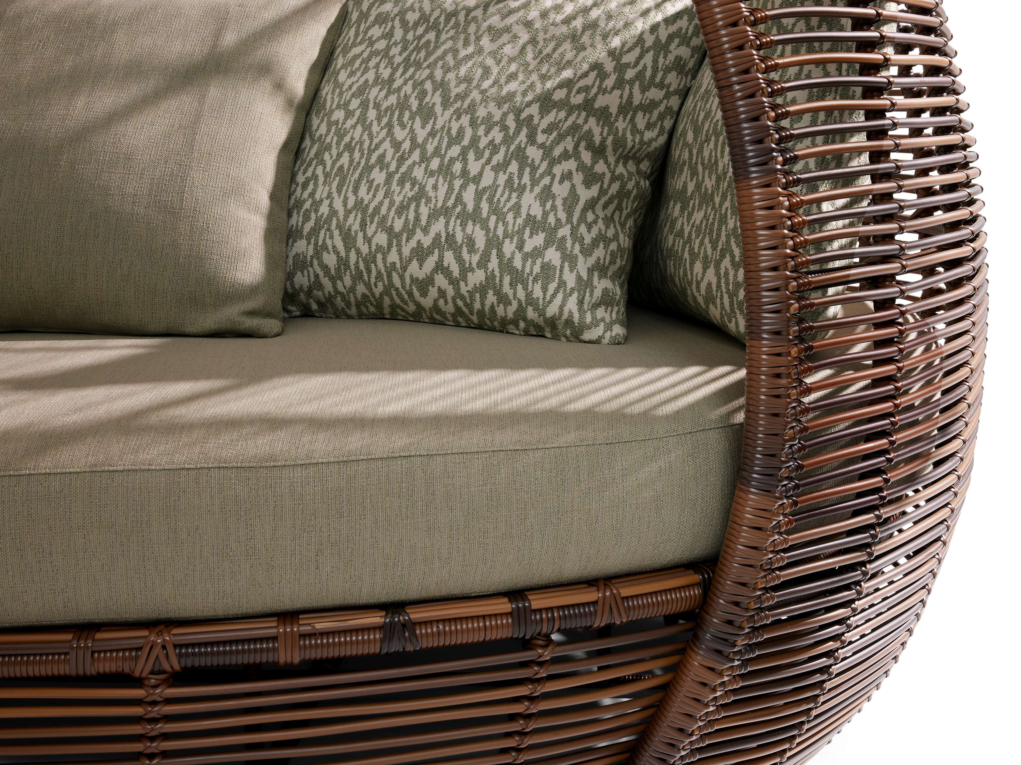 Calusa Outdoor Daybed in Eden Sage