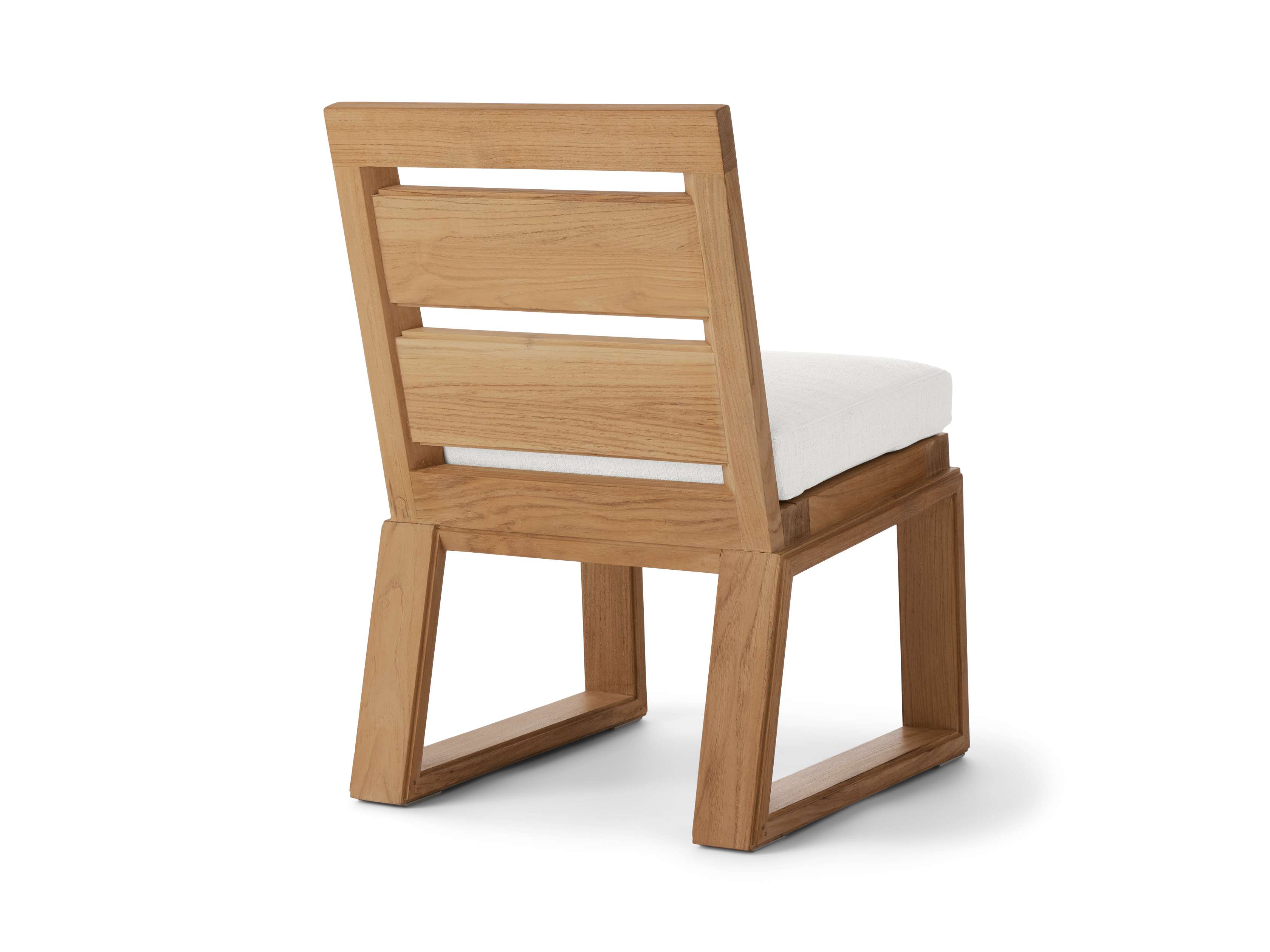 Canyon Outdoor Teak Dining Side Chair - Thumbnail 2