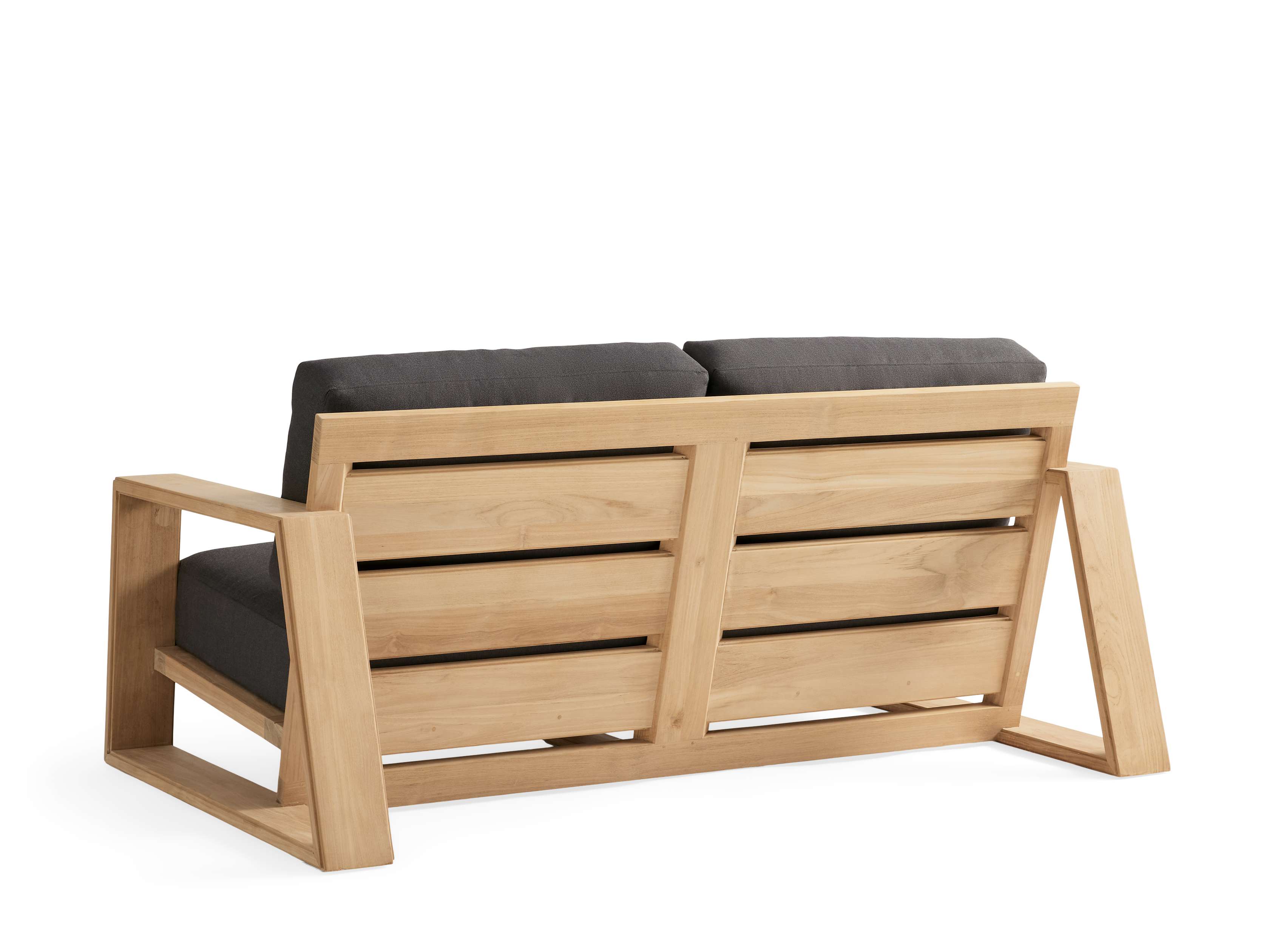 Canyon Outdoor Teak Sofa - Thumbnail 4