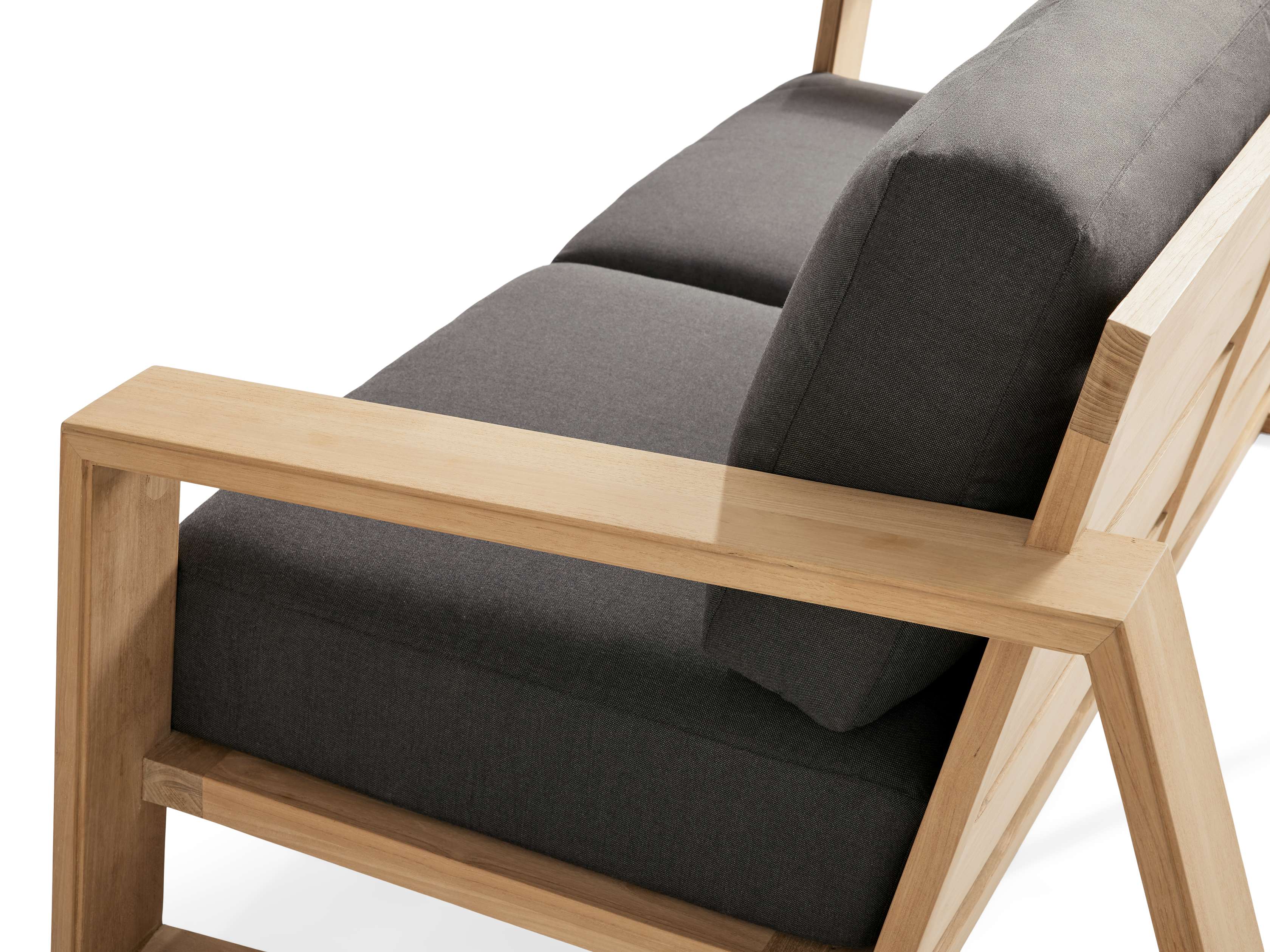 Canyon Outdoor Teak Sofa - Thumbnail 5