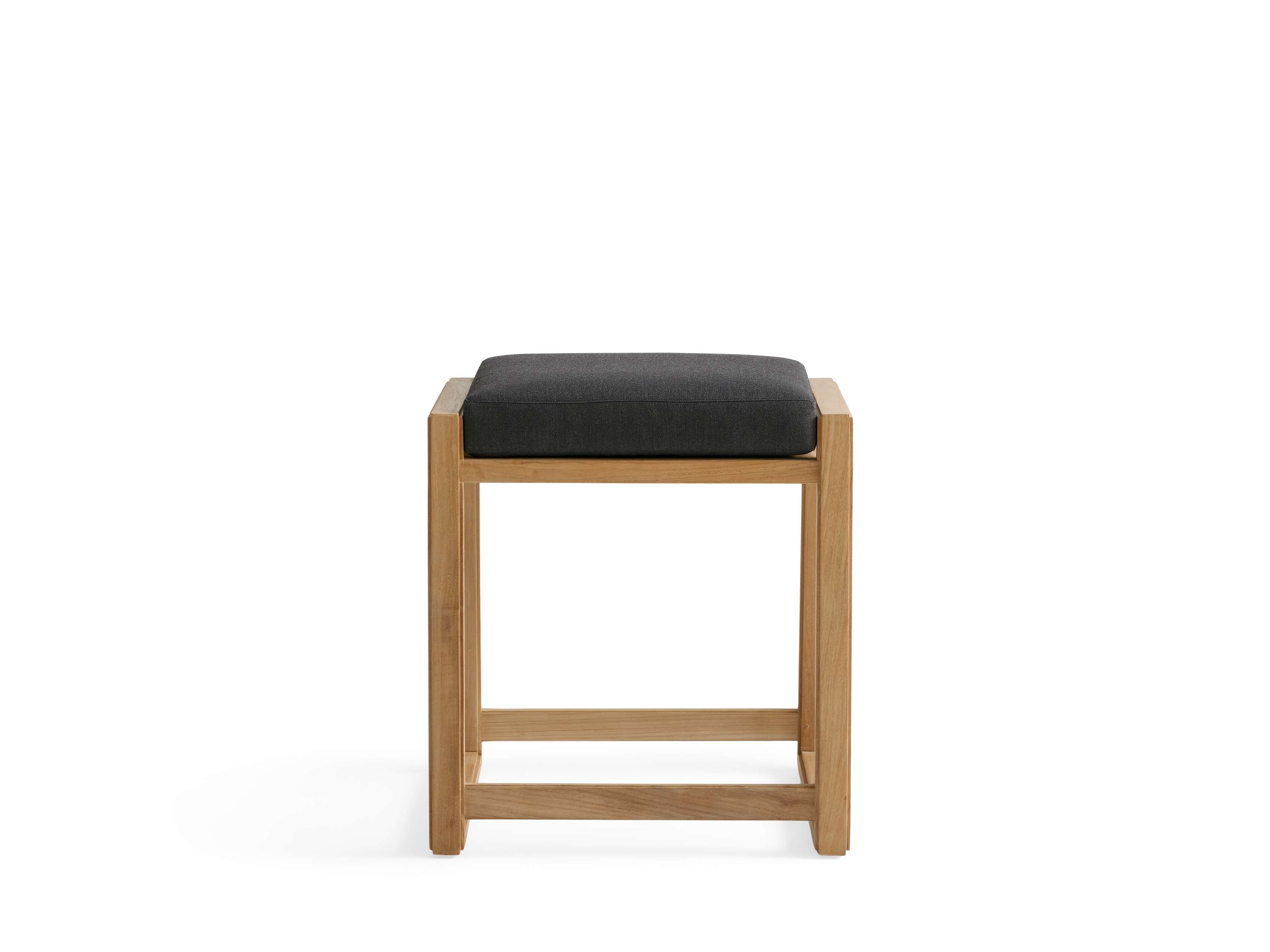 Canyon Outdoor Teak Backless Counter Stool - Thumbnail 2