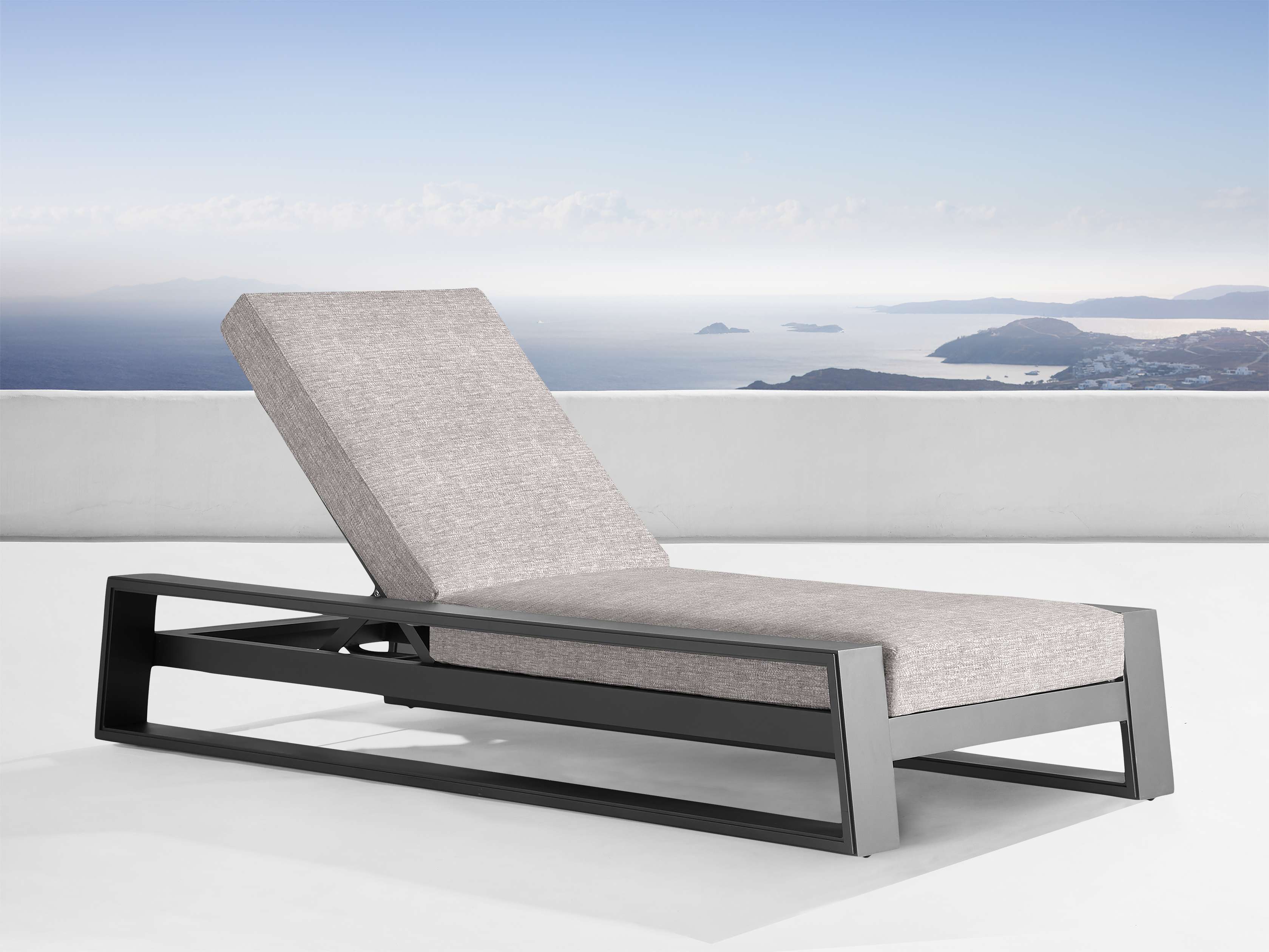 Canyon Outdoor Aluminum Chaise - Thumbnail 2