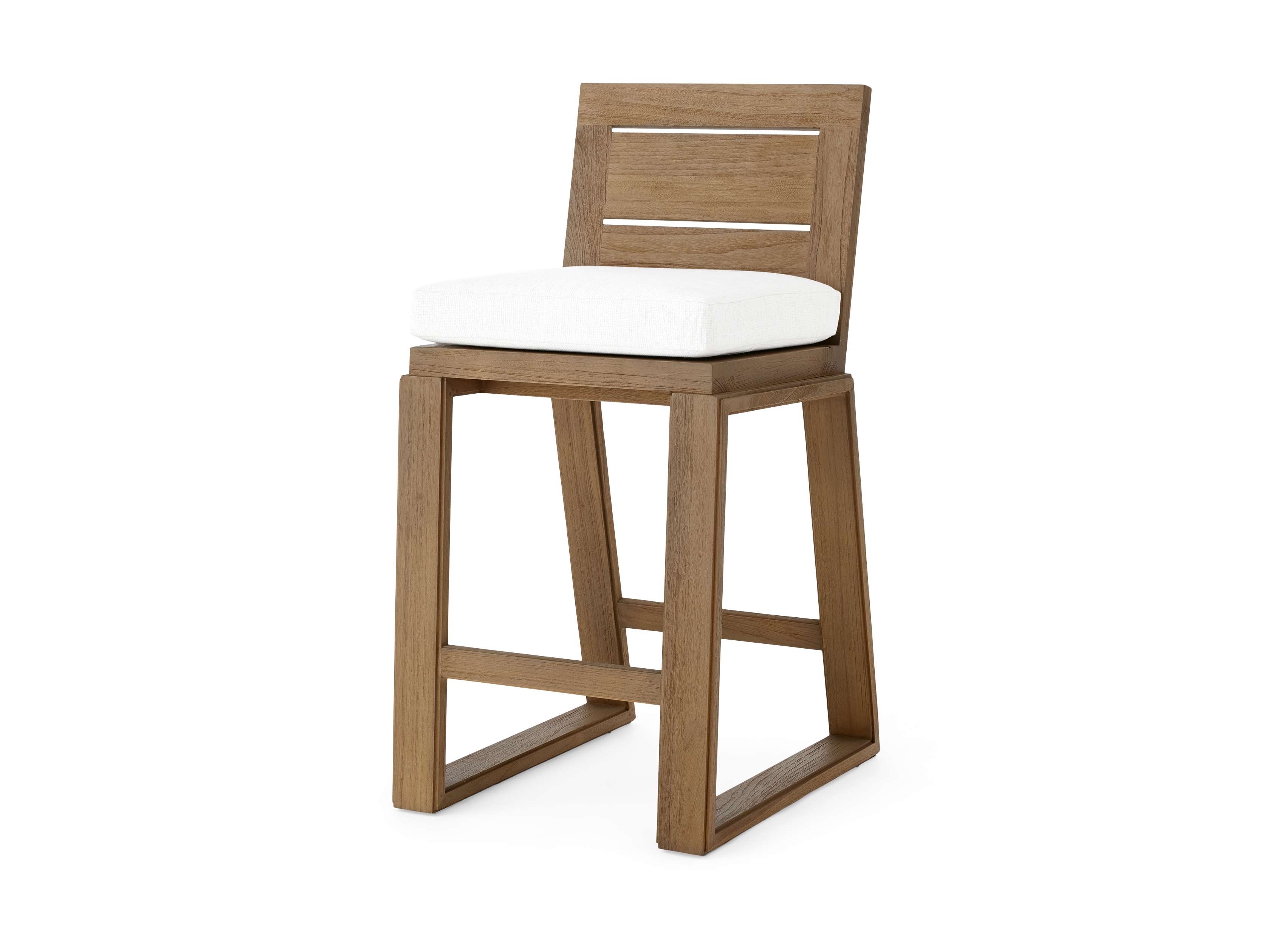 Canyon Outdoor Teak Barstool - Thumbnail 2