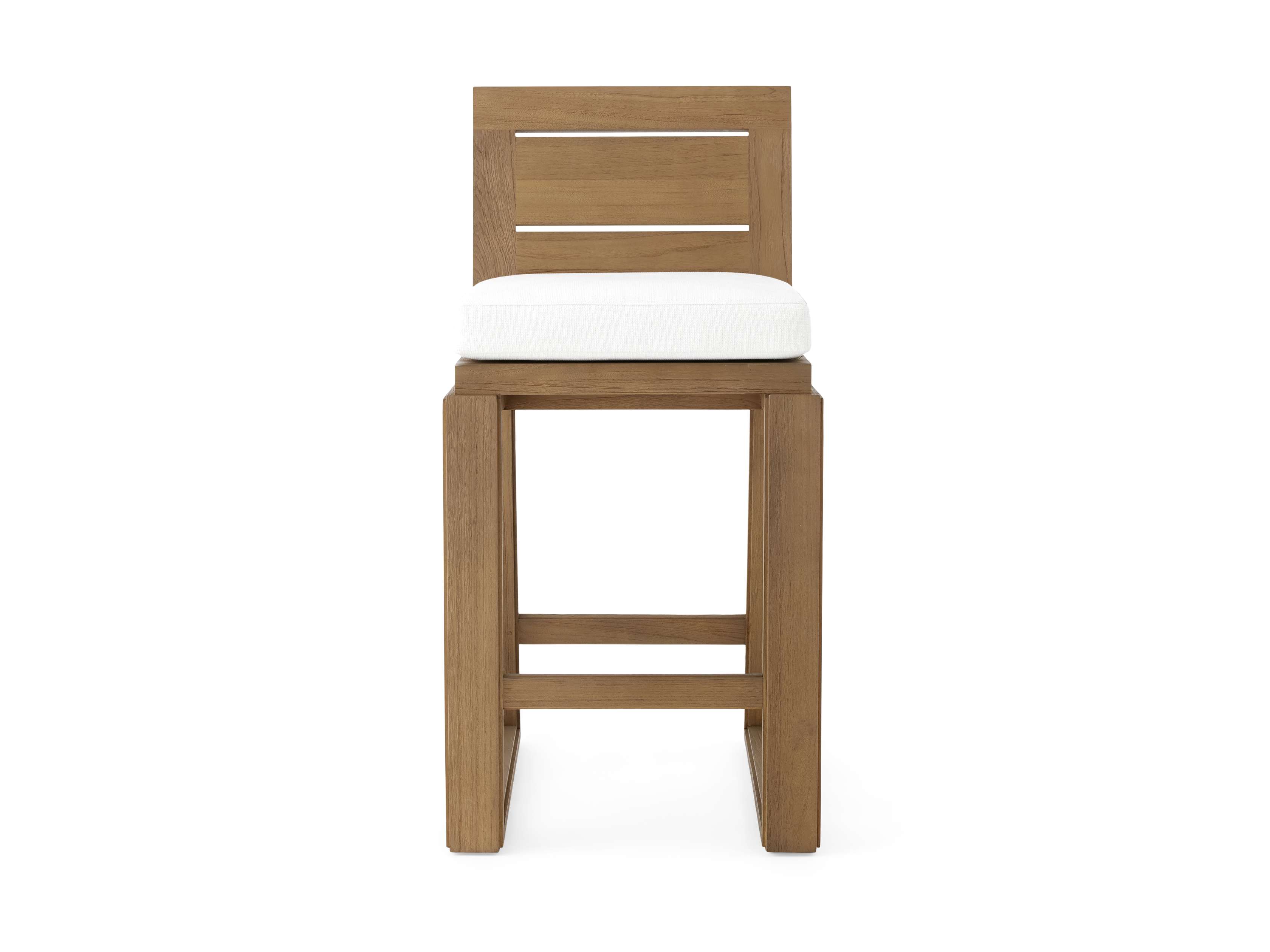 Canyon Outdoor Teak Barstool - Thumbnail 3