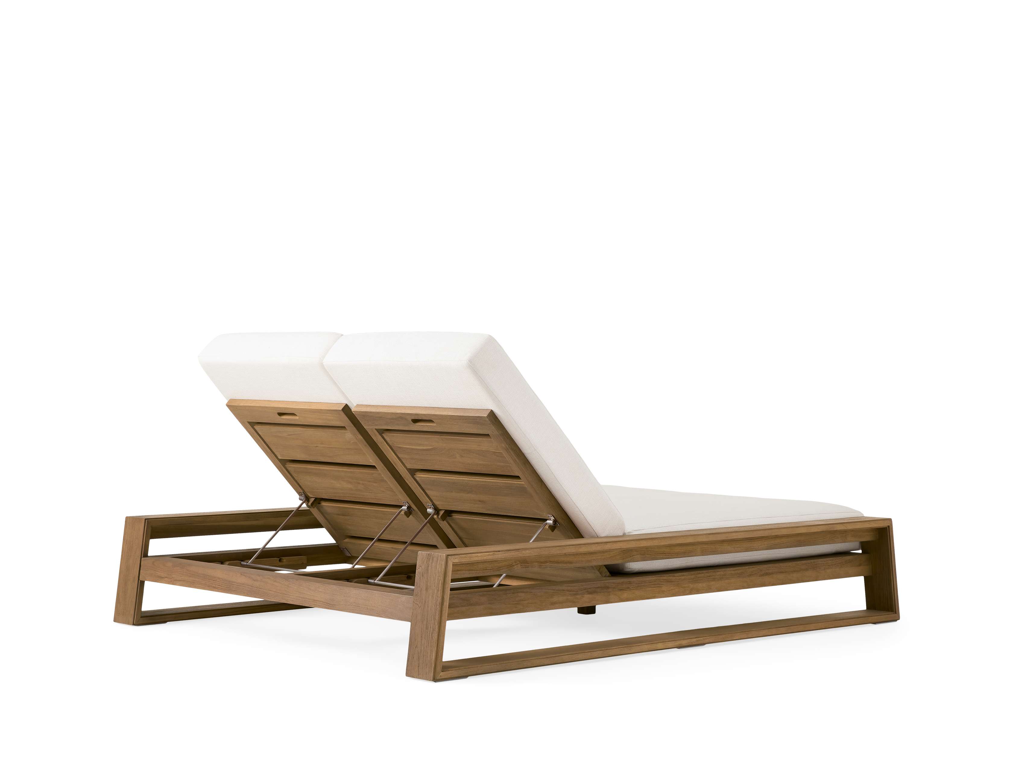 Canyon Outdoor Teak Double Chaise - Thumbnail 4