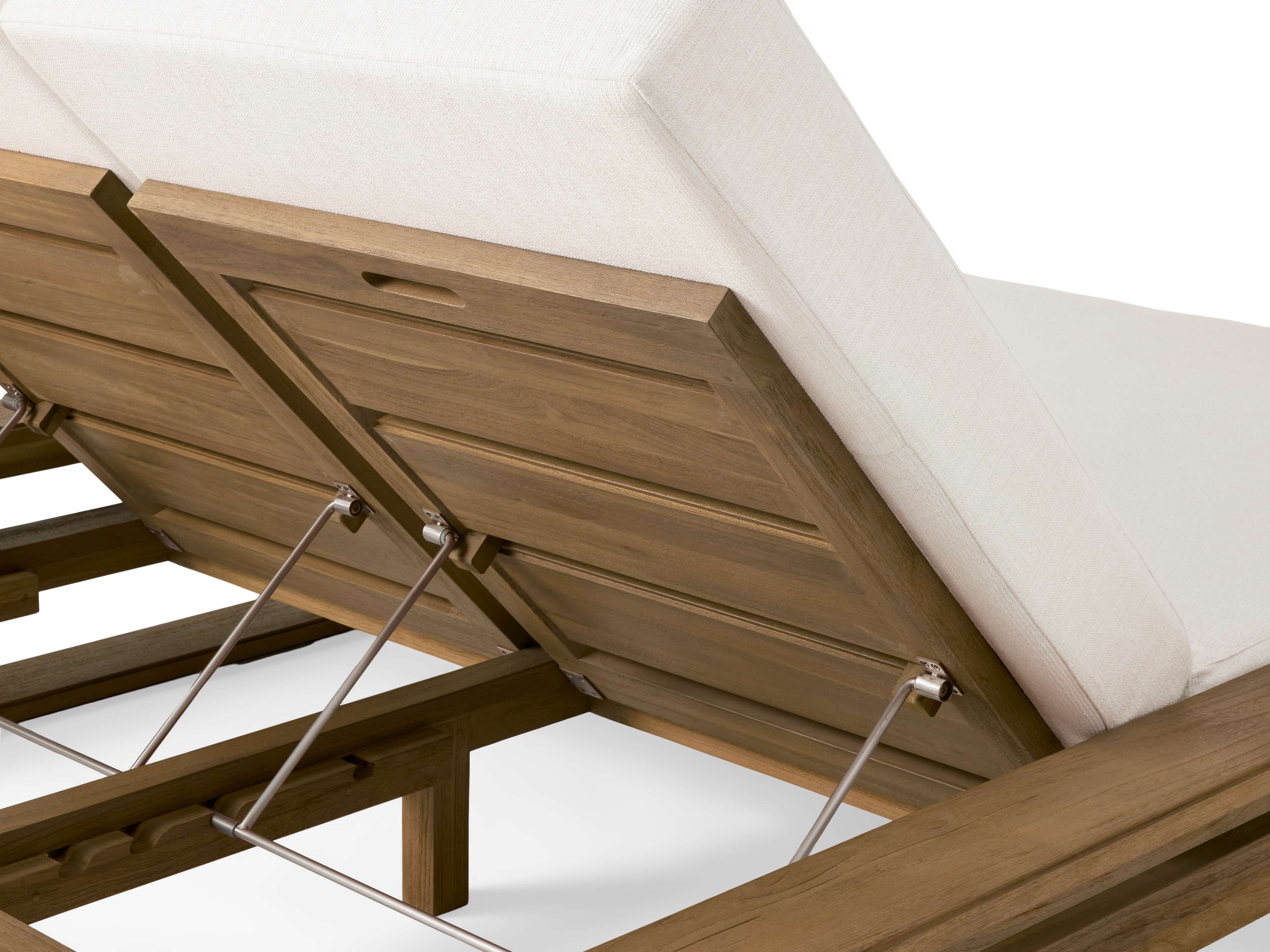 Canyon Outdoor Teak Double Chaise - Thumbnail 5