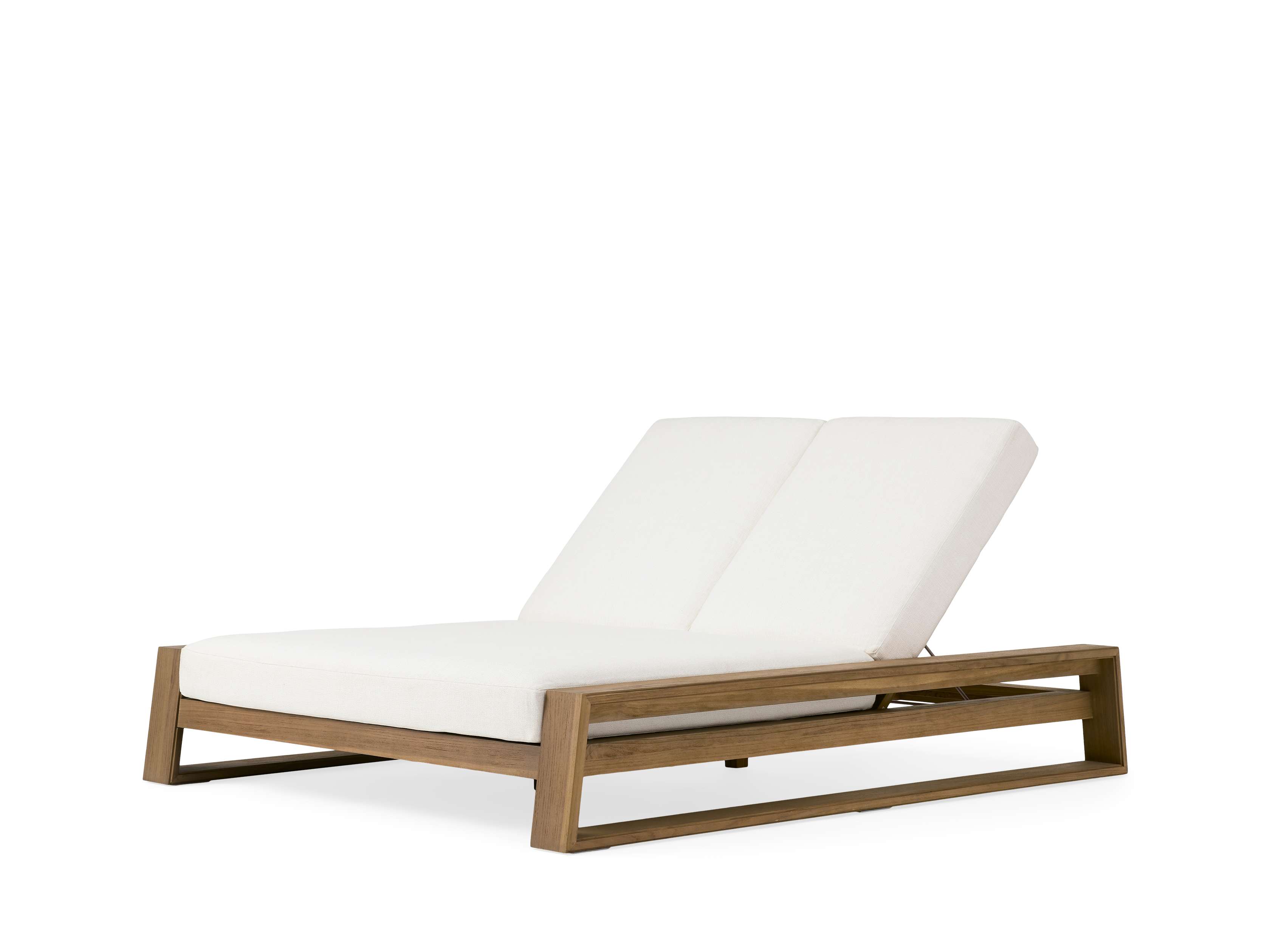 Canyon Outdoor Teak Double Chaise - Thumbnail 2