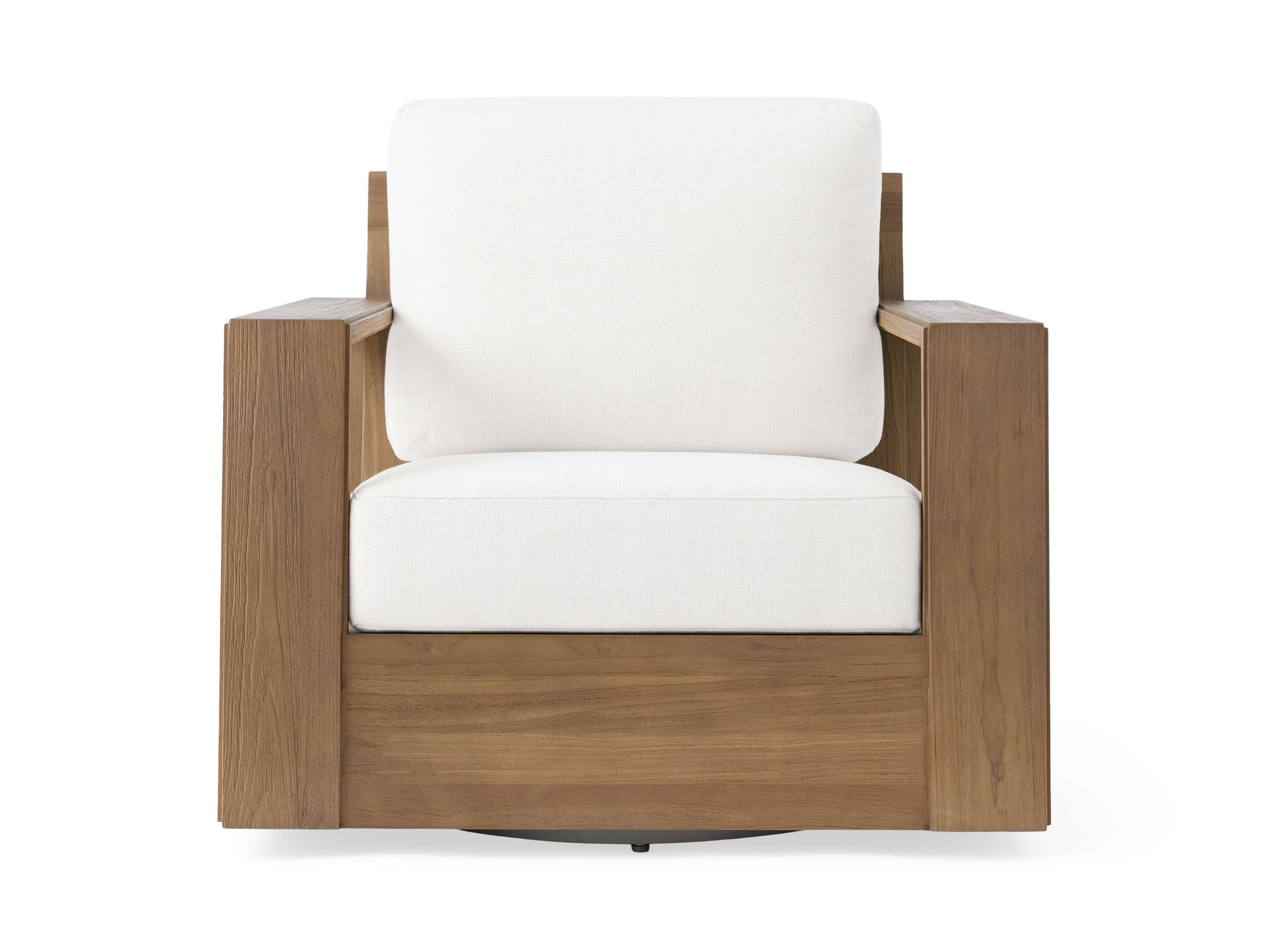 Canyon Outdoor Teak Swivel Chair