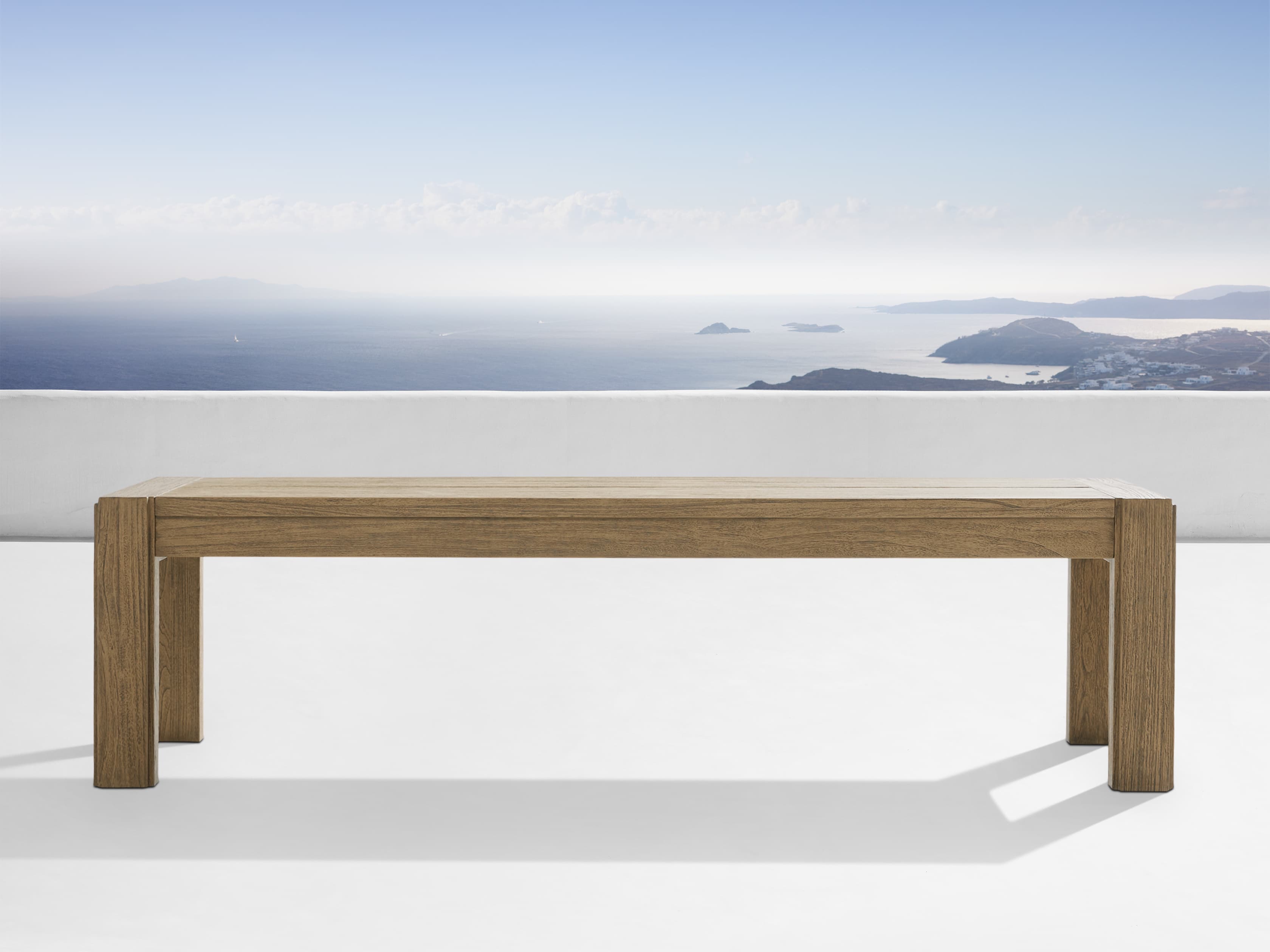 Canyon Outdoor Teak Dining Bench