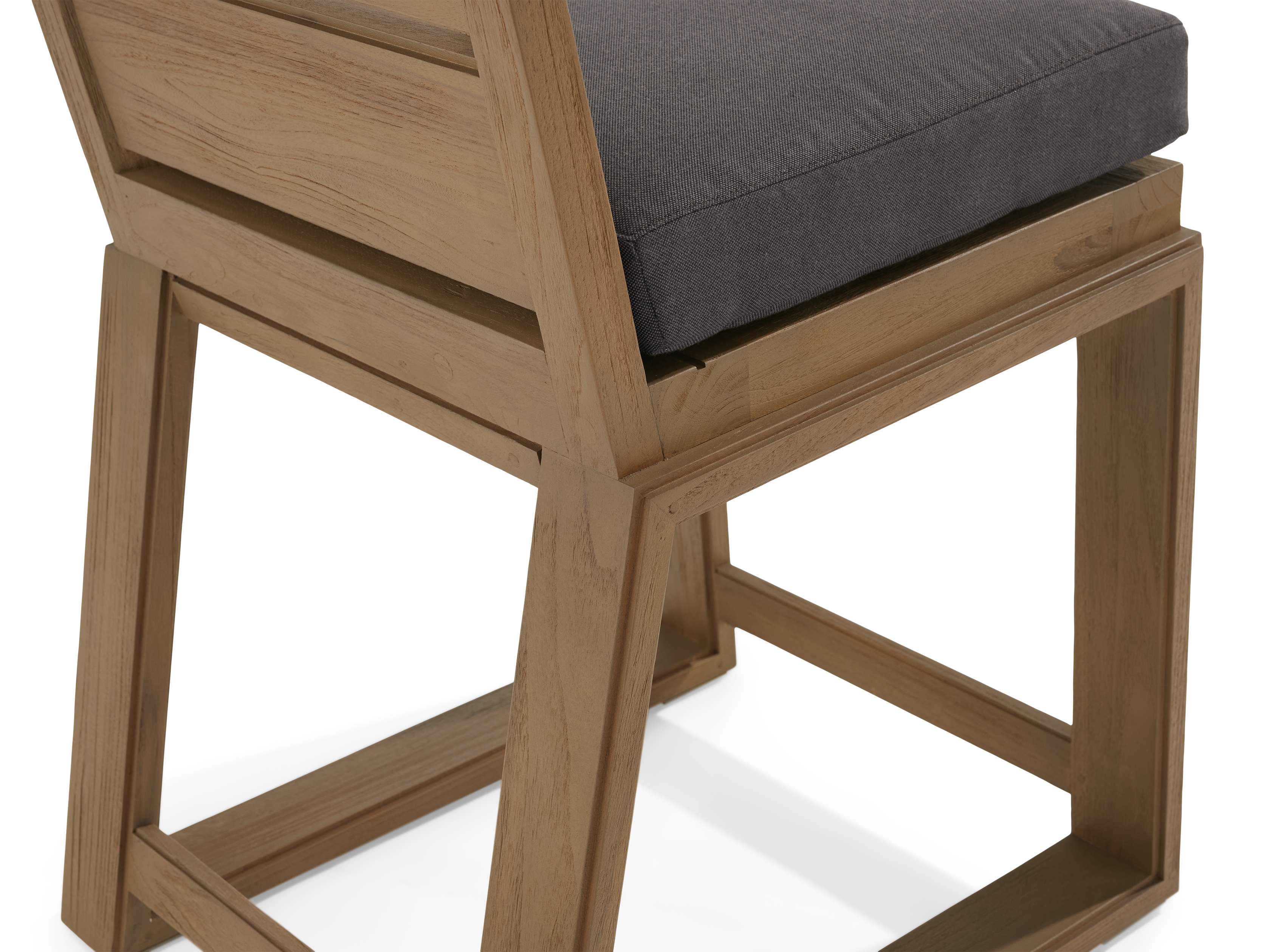 Canyon Outdoor Teak Counter Stool - Thumbnail 5