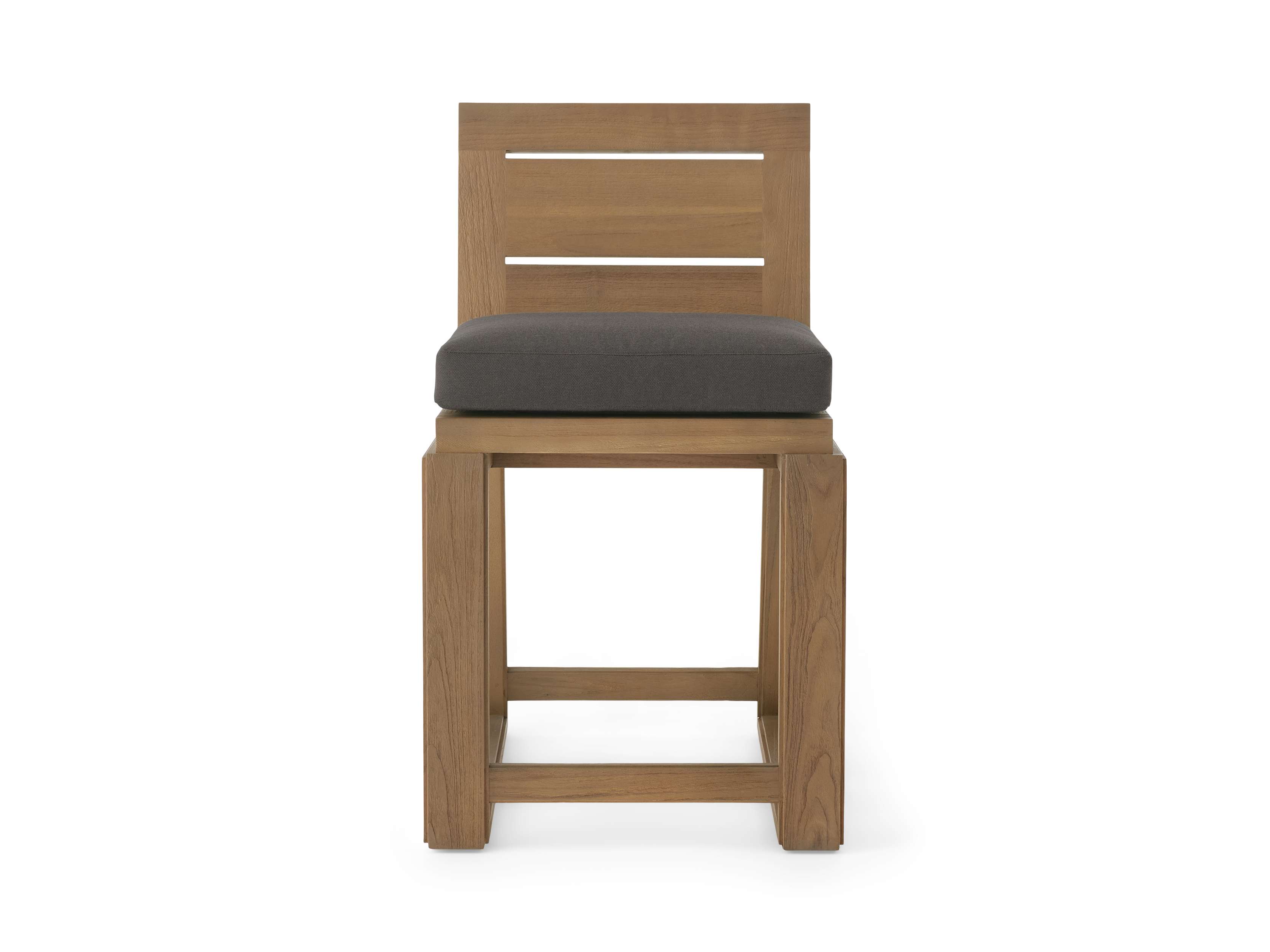 Canyon Outdoor Teak Counter Stool - Thumbnail 4