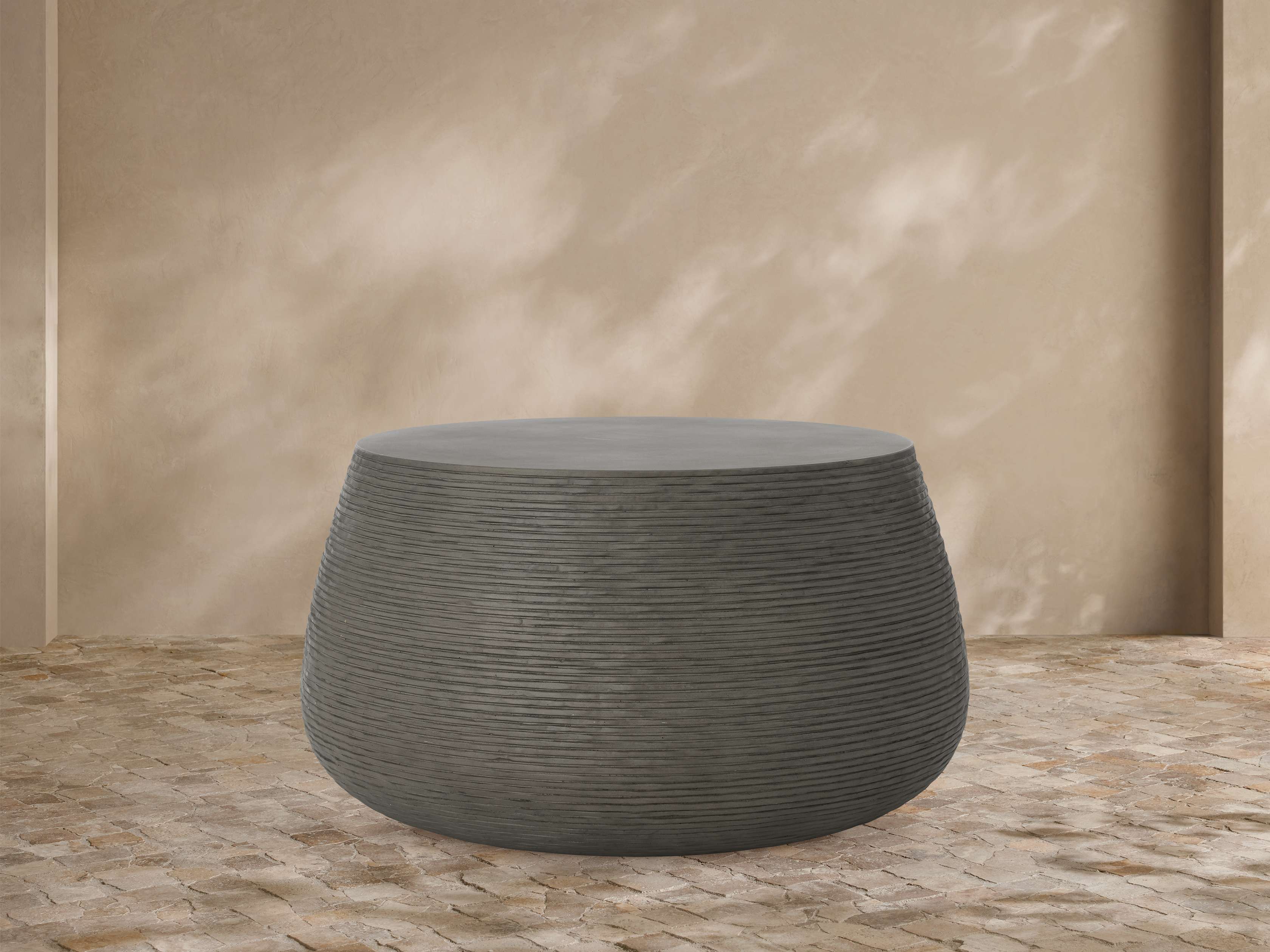 Eden Outdoor Coffee Table in Raked Texture - Thumbnail 3
