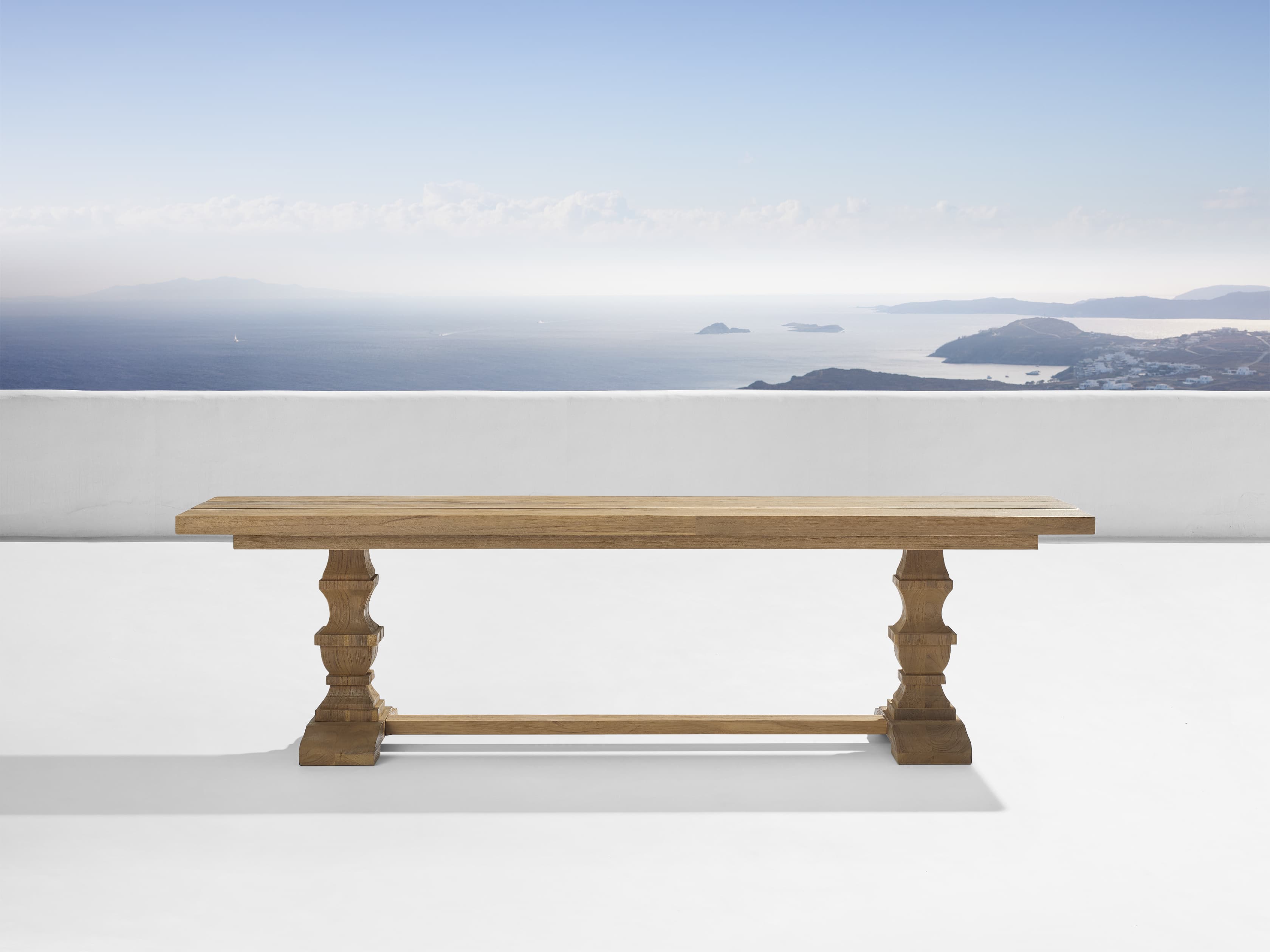 Arhaus Hamptons Outdoor Dining Bench - Thumbnail 2