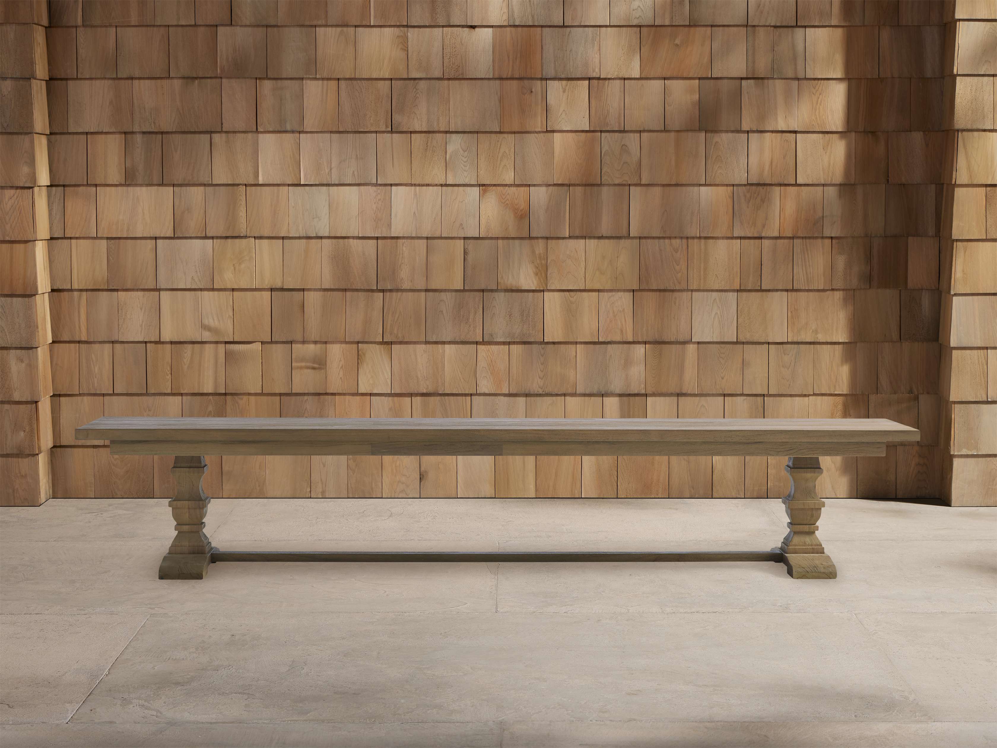 Arhaus Hamptons Outdoor Dining Bench - Thumbnail 4