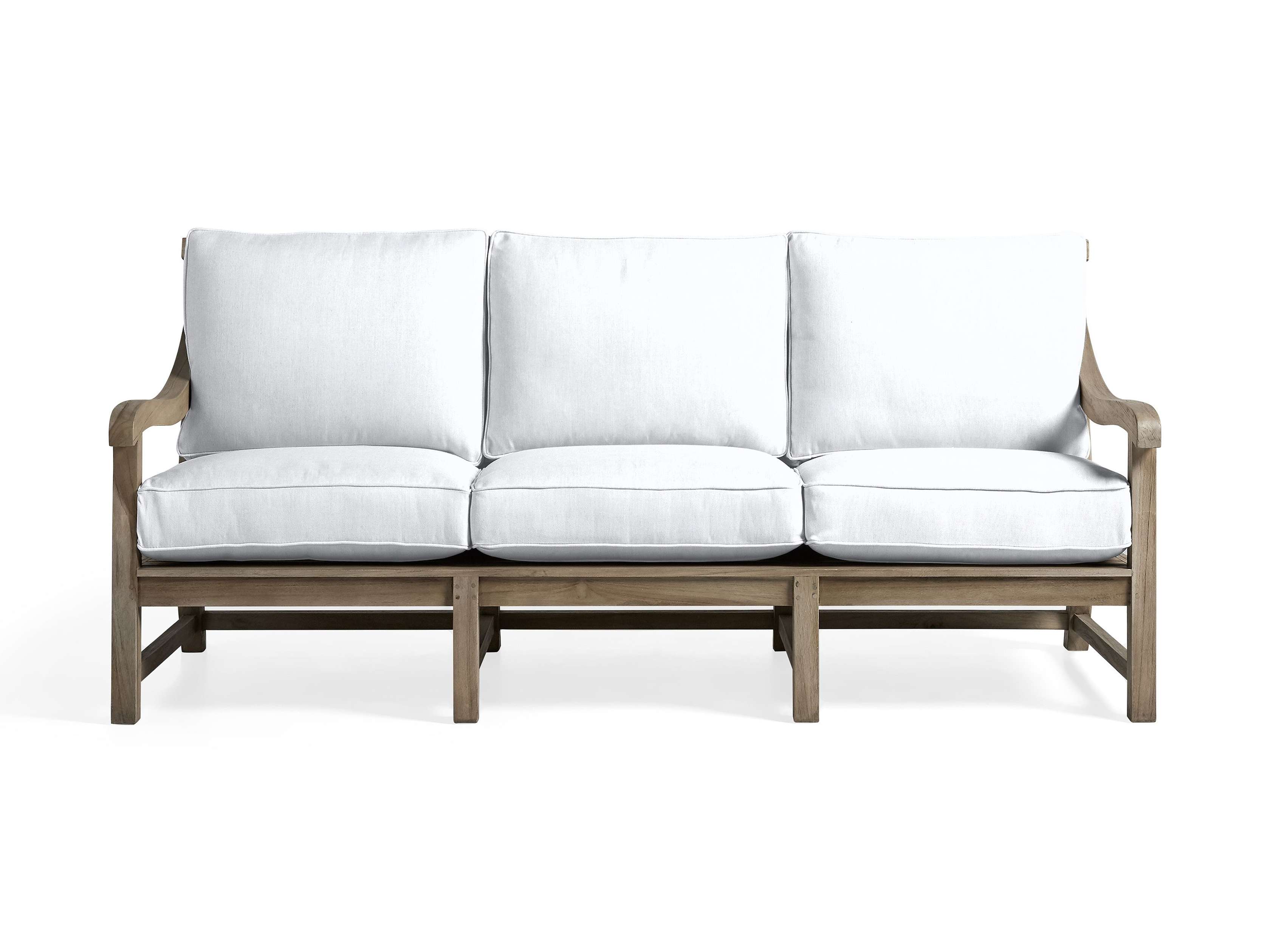 Hamptons Outdoor Deep Sofa in Weathered Fawn