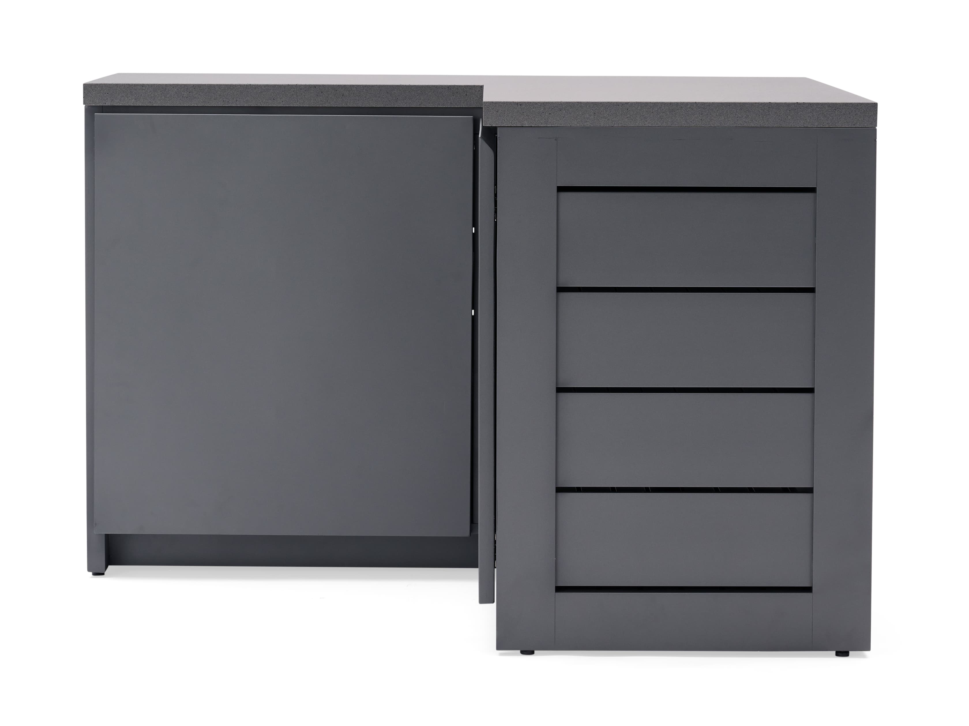 Outdoor Aluminum Modular Kitchen Corner Cabinet - Thumbnail 3