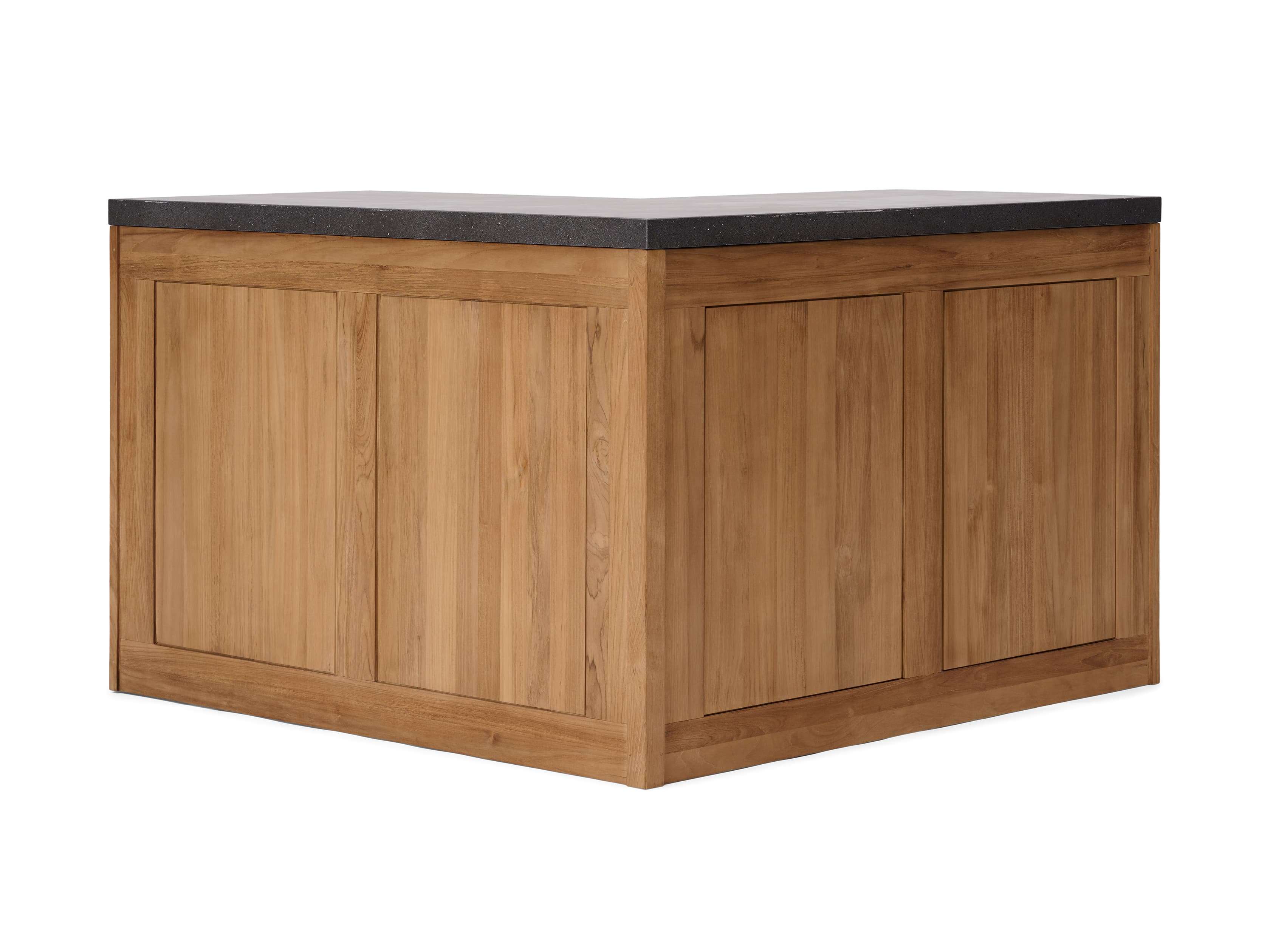 Outdoor Teak Modular Kitchen Corner Cabinet