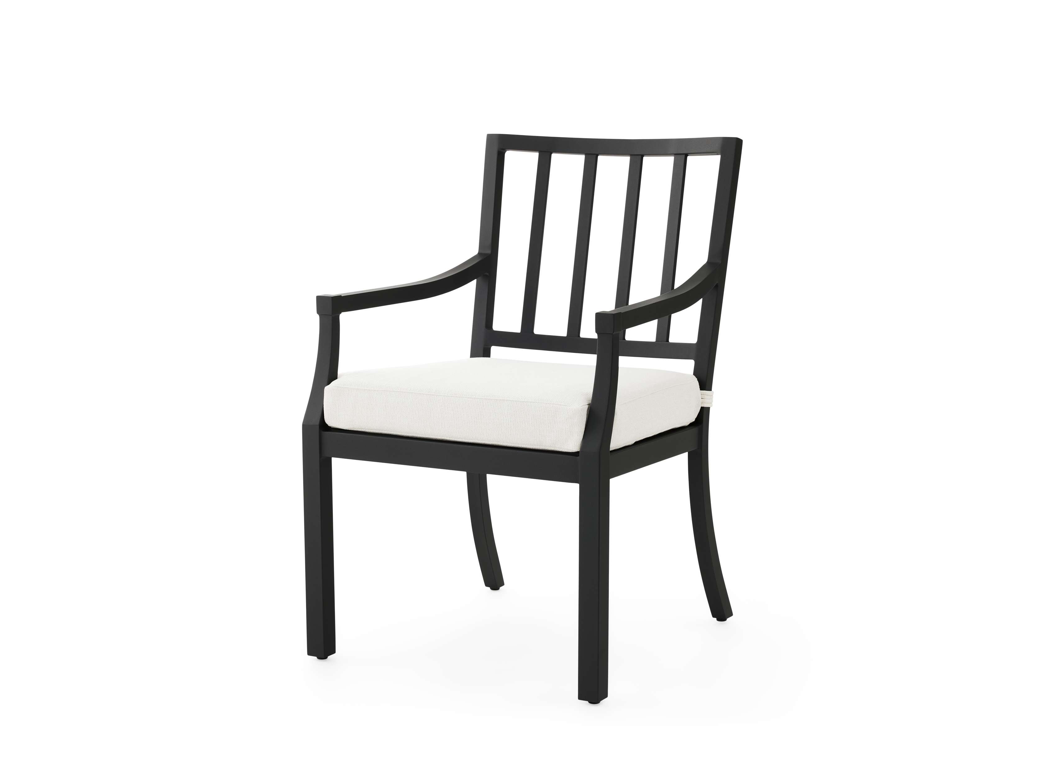 Montego Outdoor Aluminum Dining Arm Chair - Thumbnail 3