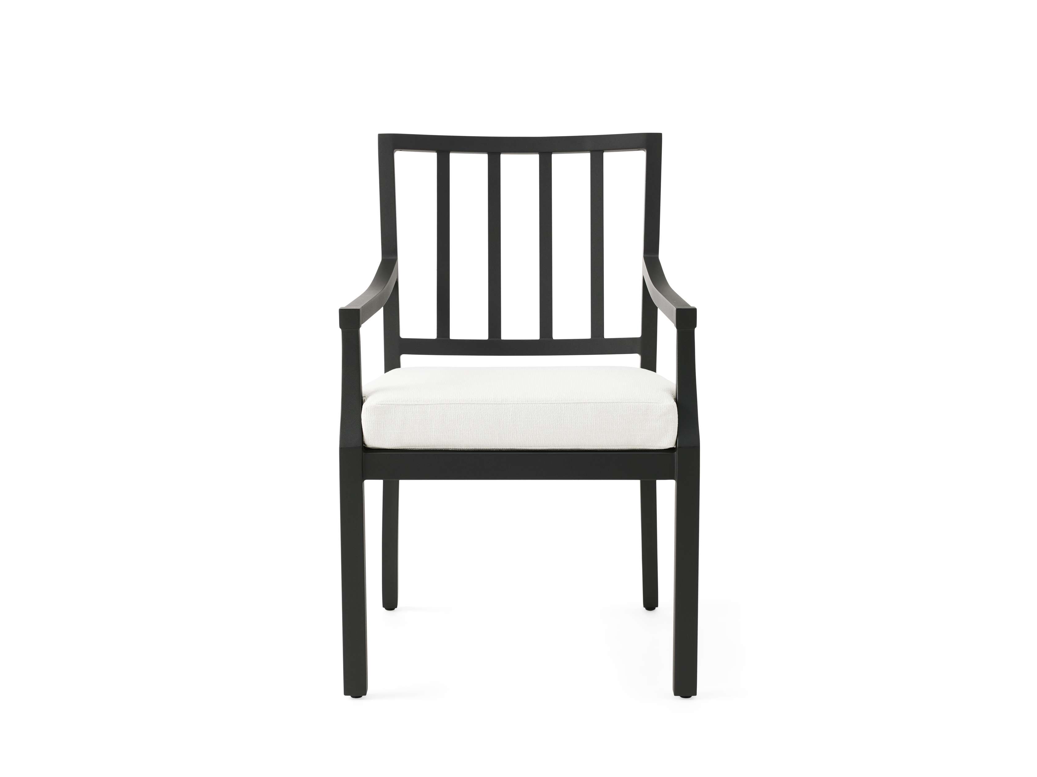 Montego Outdoor Aluminum Dining Arm Chair - Thumbnail 2