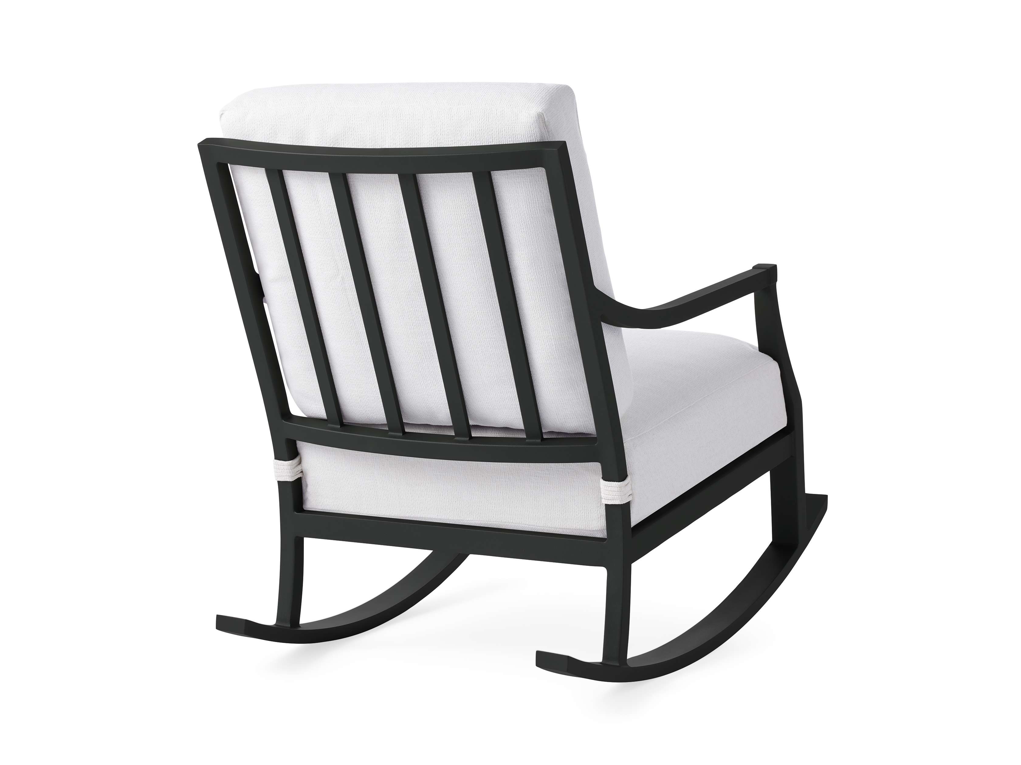 Montego Outdoor Aluminum Rocking Chair - Thumbnail 4