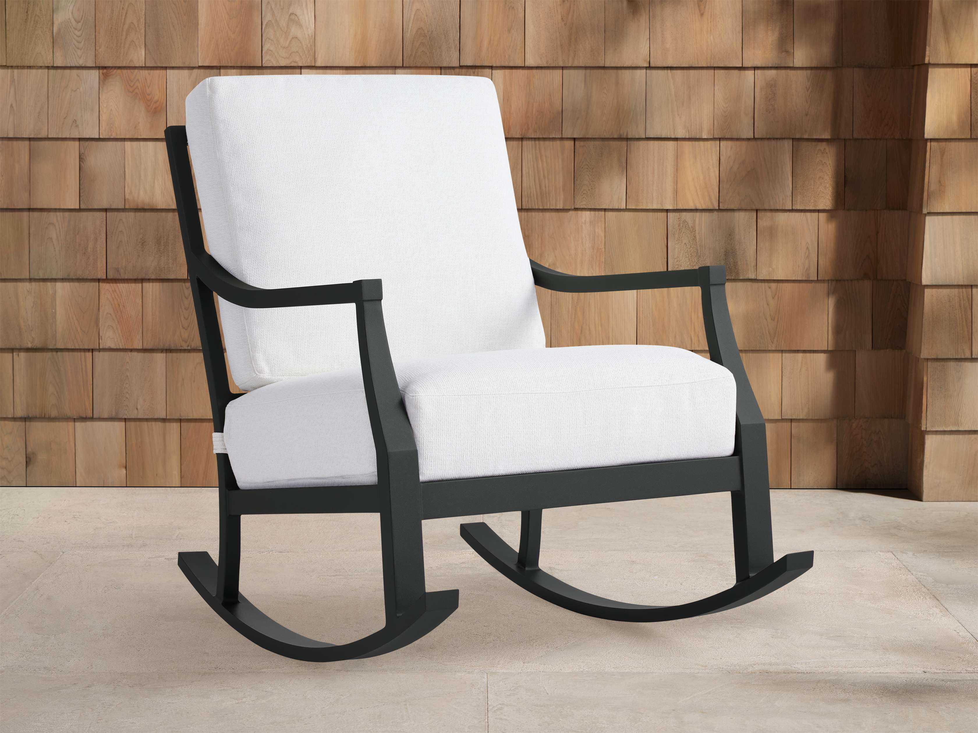 Montego Outdoor Aluminum Rocking Chair – Arhaus
