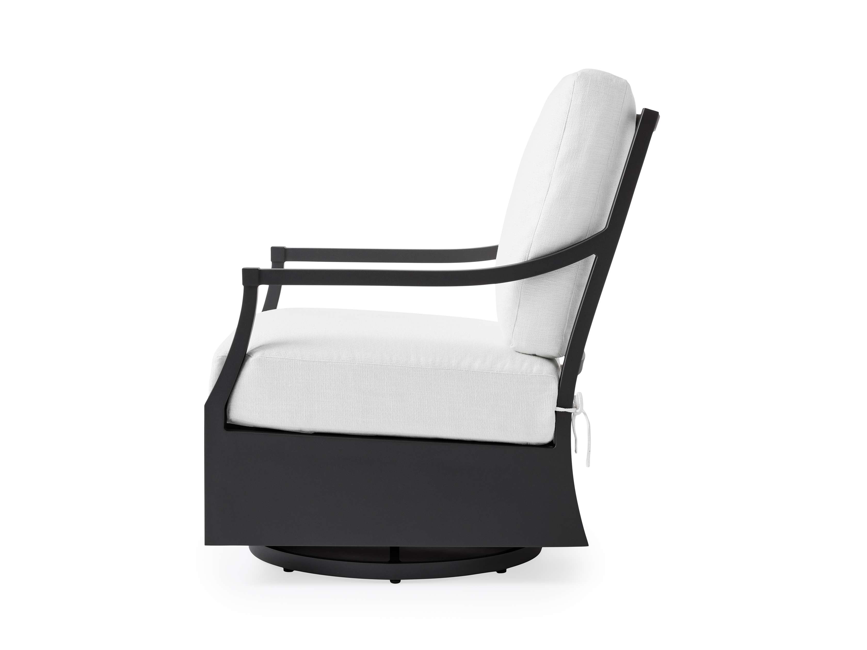 Montego Outdoor Aluminum Swivel Chair - Thumbnail 4