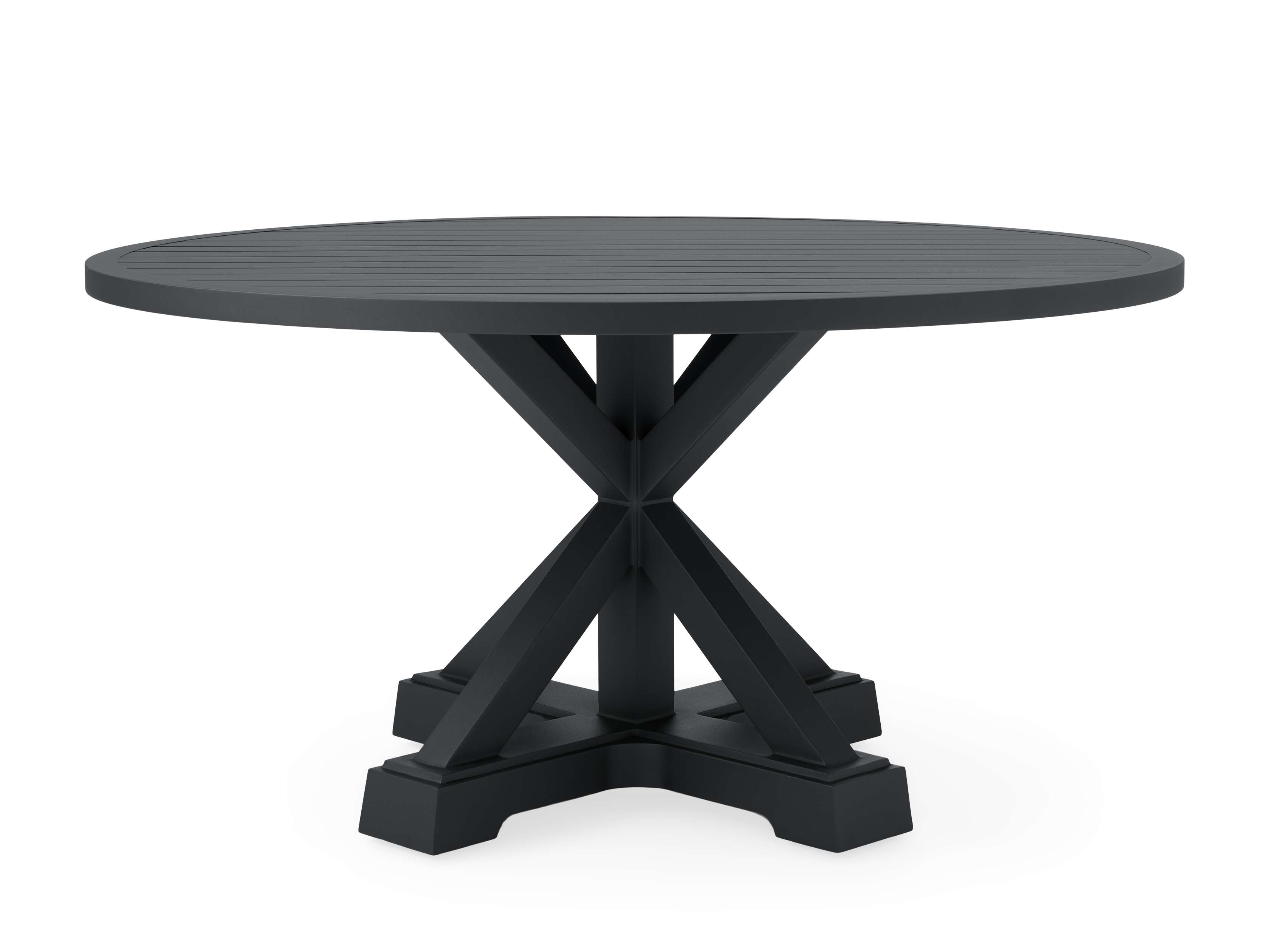 Montego Outdoor Aluminum Round Dining Table
