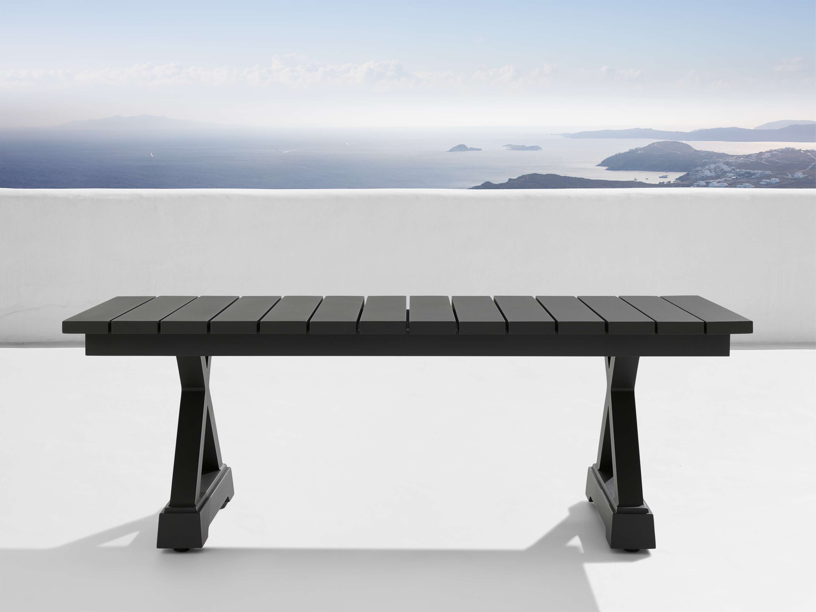 Montego Outdoor Aluminum Coffee Table - Thumbnail 4