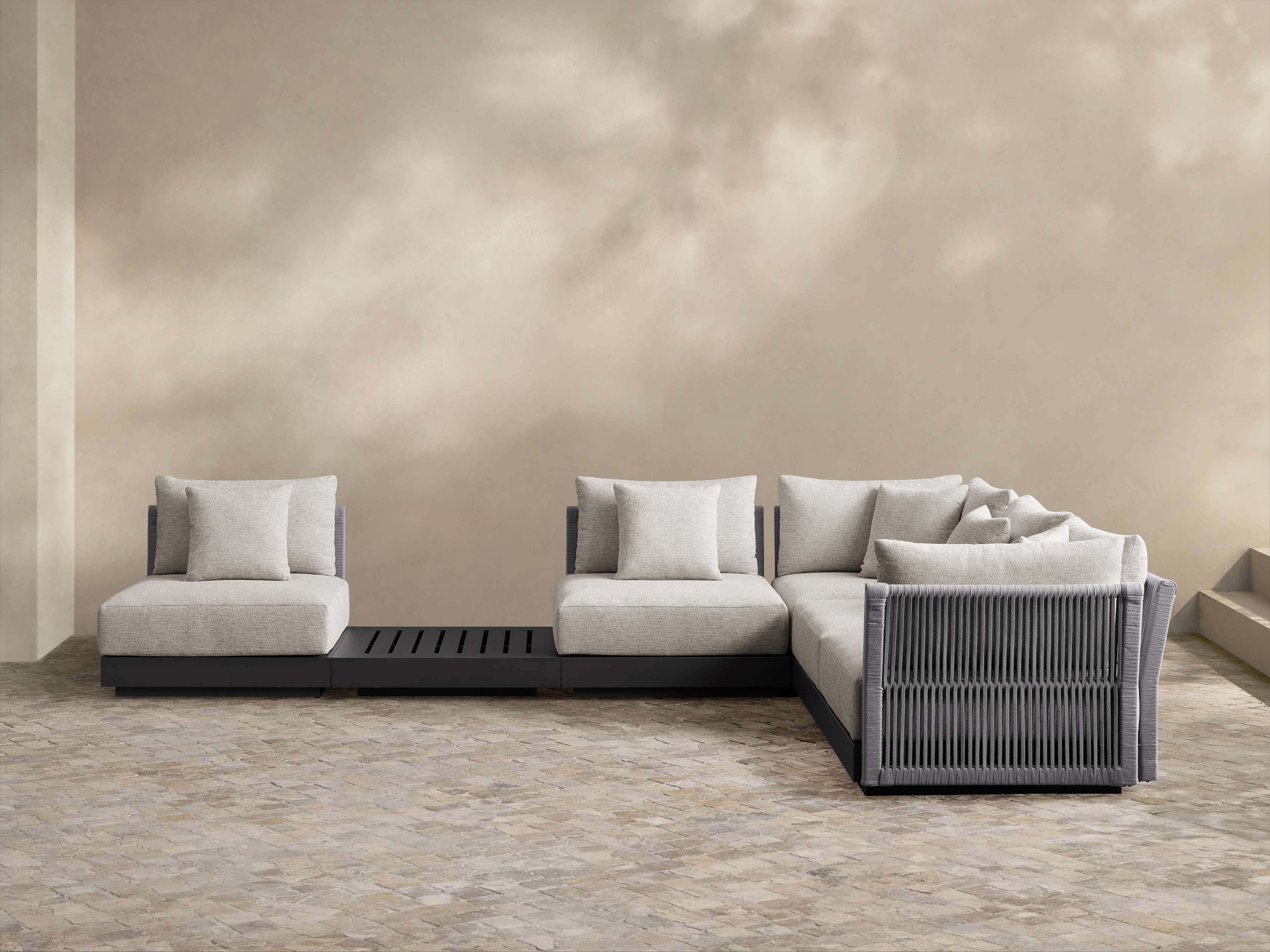 Naxos Outdoor Six-Piece Sectional – Arhaus