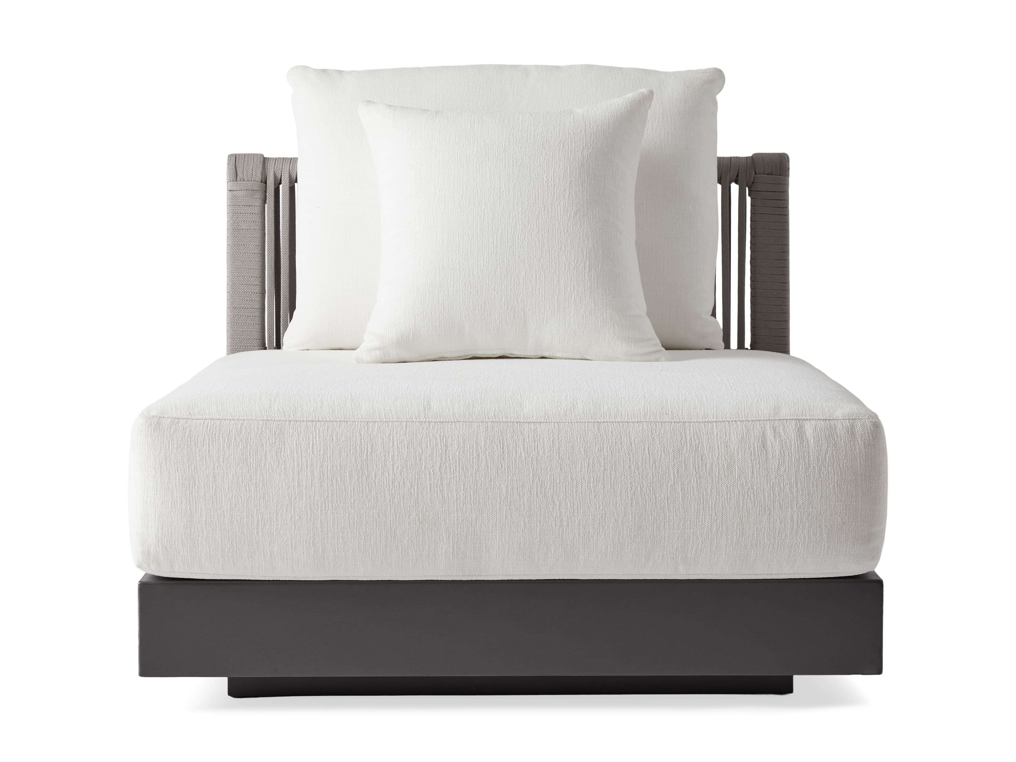 Naxos Outdoor Armless Chair - Thumbnail 4