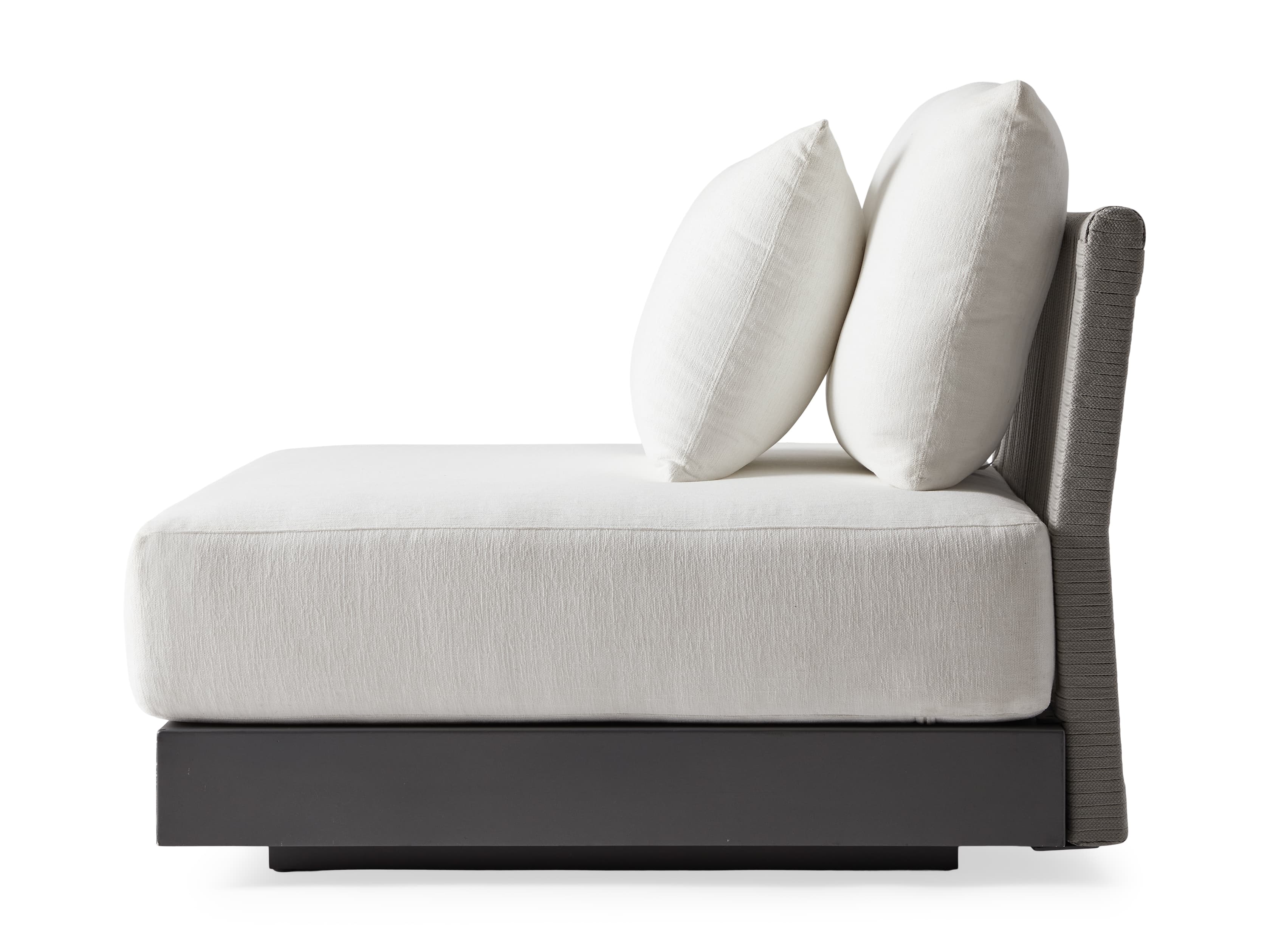 Naxos Outdoor Armless Chair - Thumbnail 2