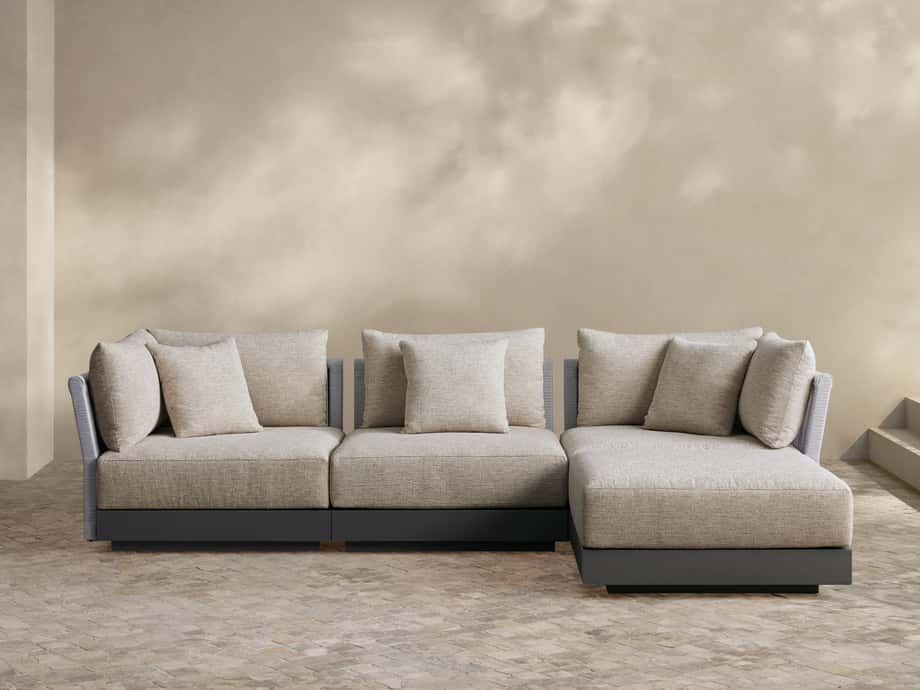 Naxos Outdoor Six-Piece Sectional – Arhaus