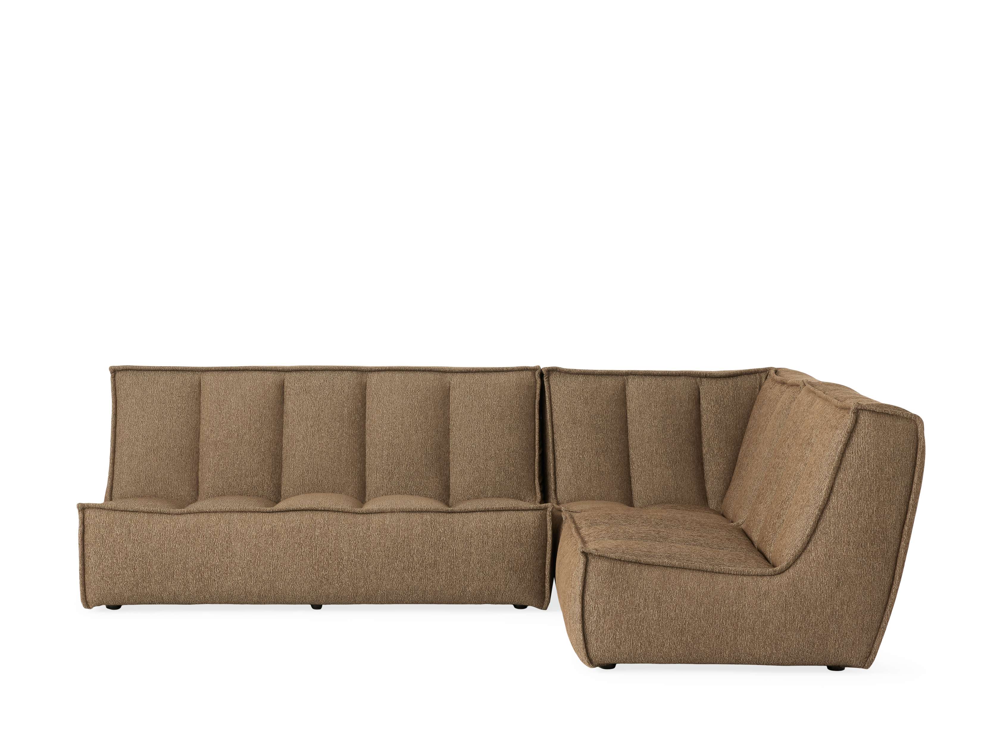 Porto Outdoor Three-Piece Sectional - Thumbnail 4