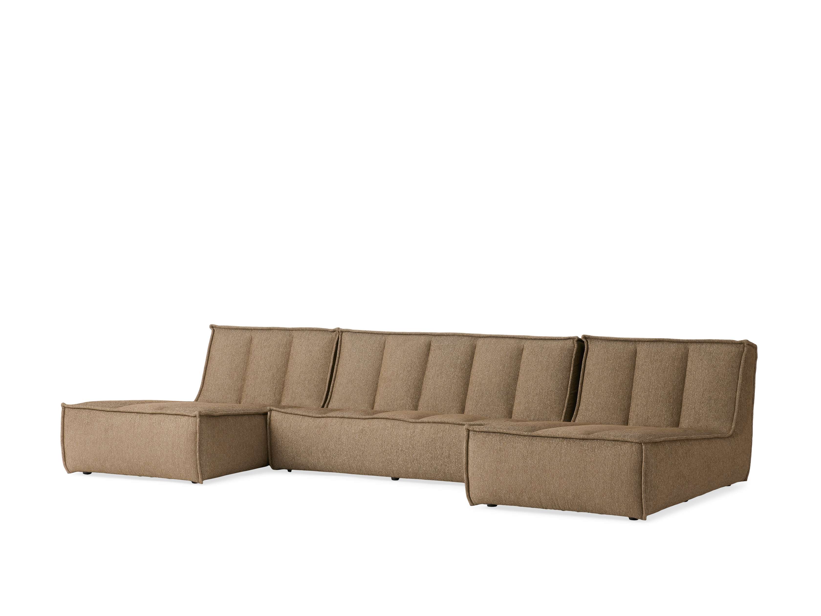 Porto Outdoor Three-Piece Double Chaise Sectional - Thumbnail 5