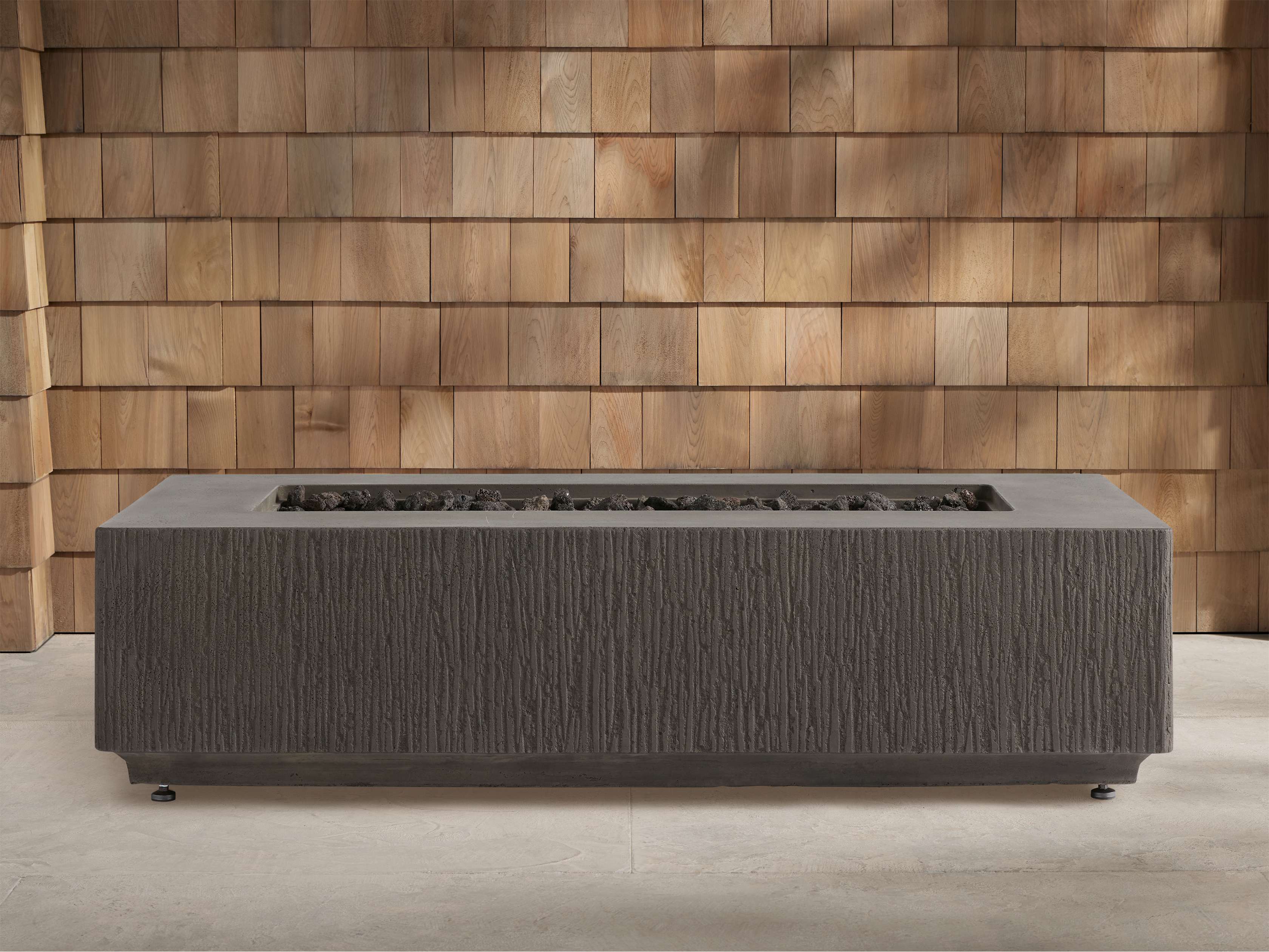 Wilmar Rectangular Natural Gas Fire Pit