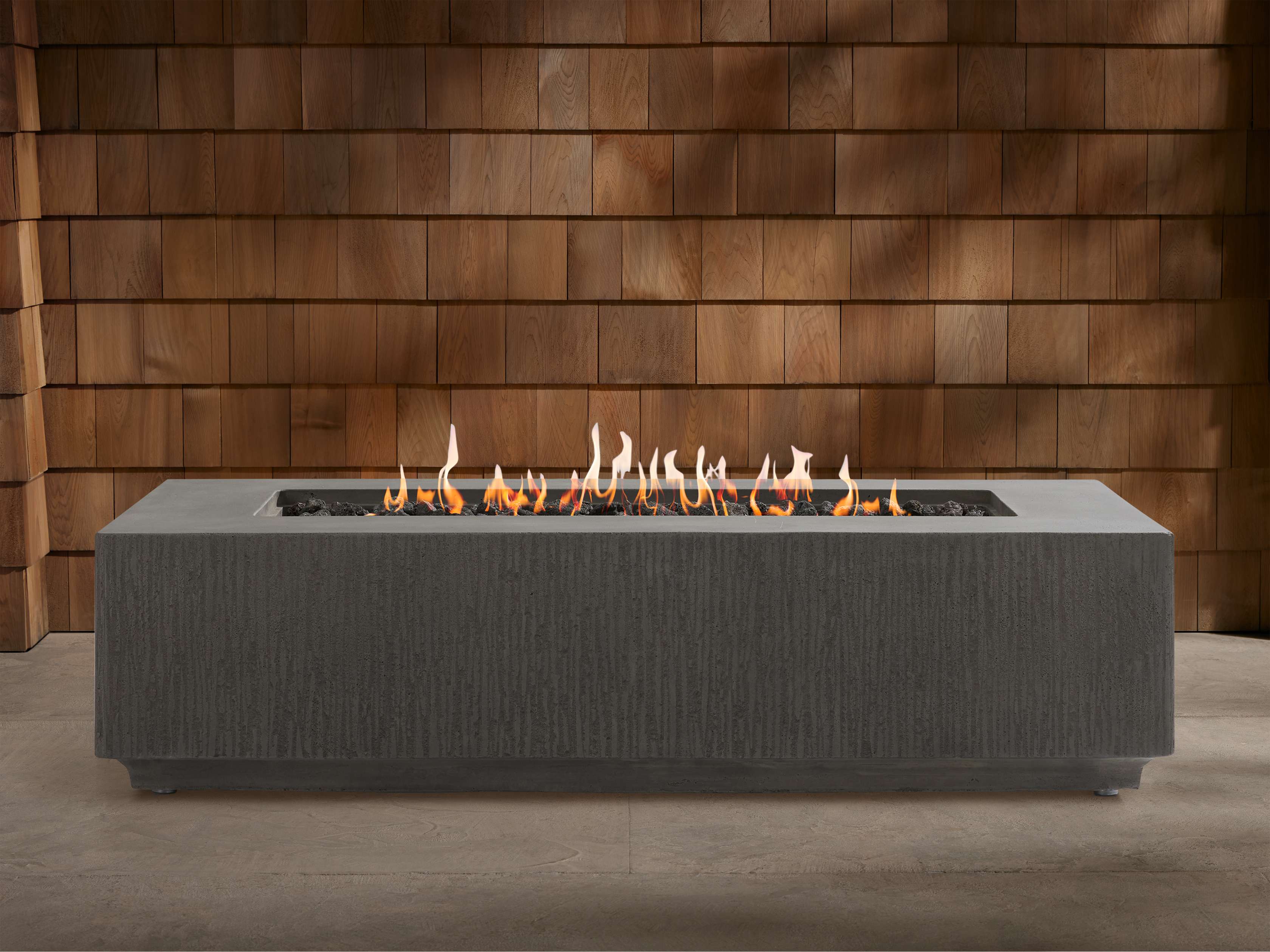 Wilmar Rectangular Natural Gas Fire Pit