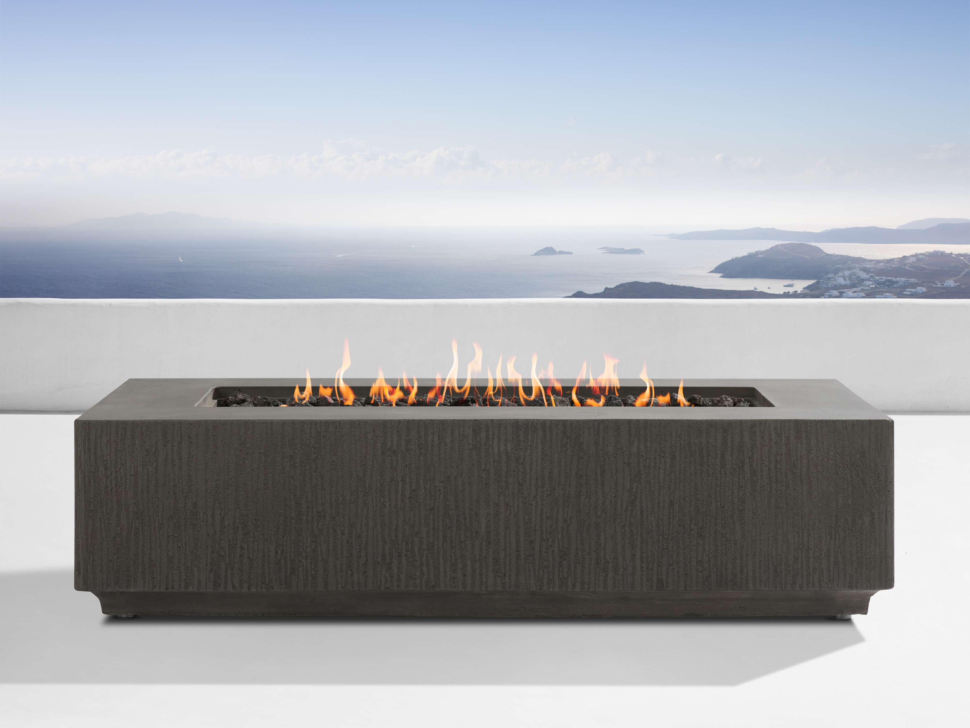 Wilmar Rectangular Propane Fire Pit