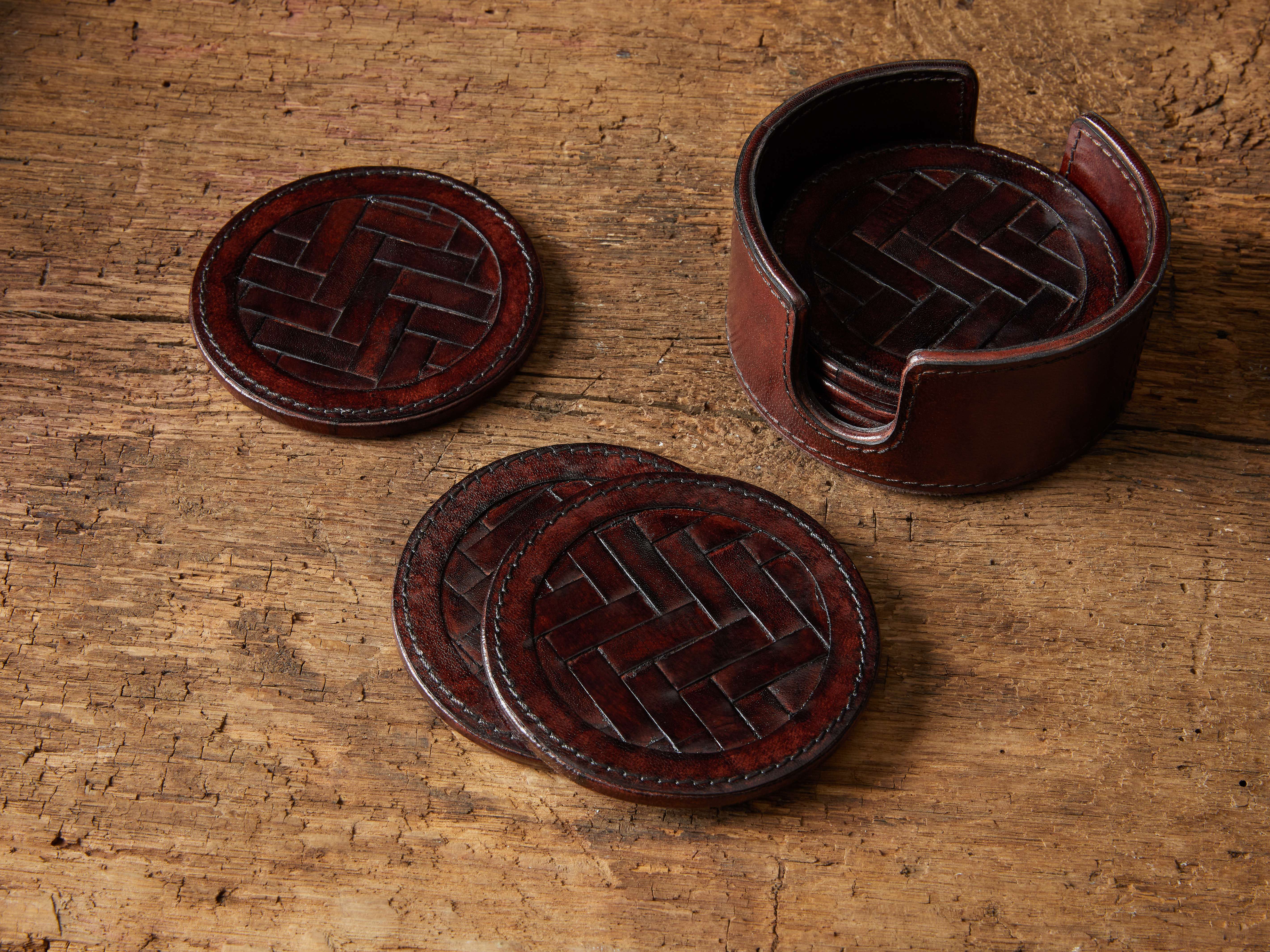 Andres Woven Coasters (Set of 6) - Thumbnail 2