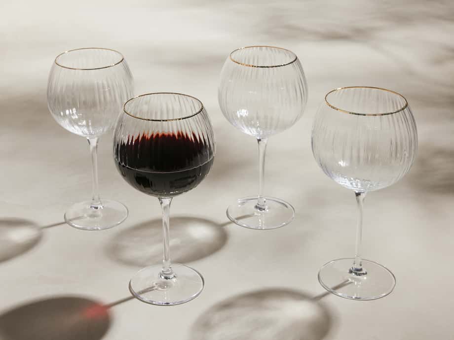 Cora Stemless Wine Glasses (Set of 4)  Arhaus