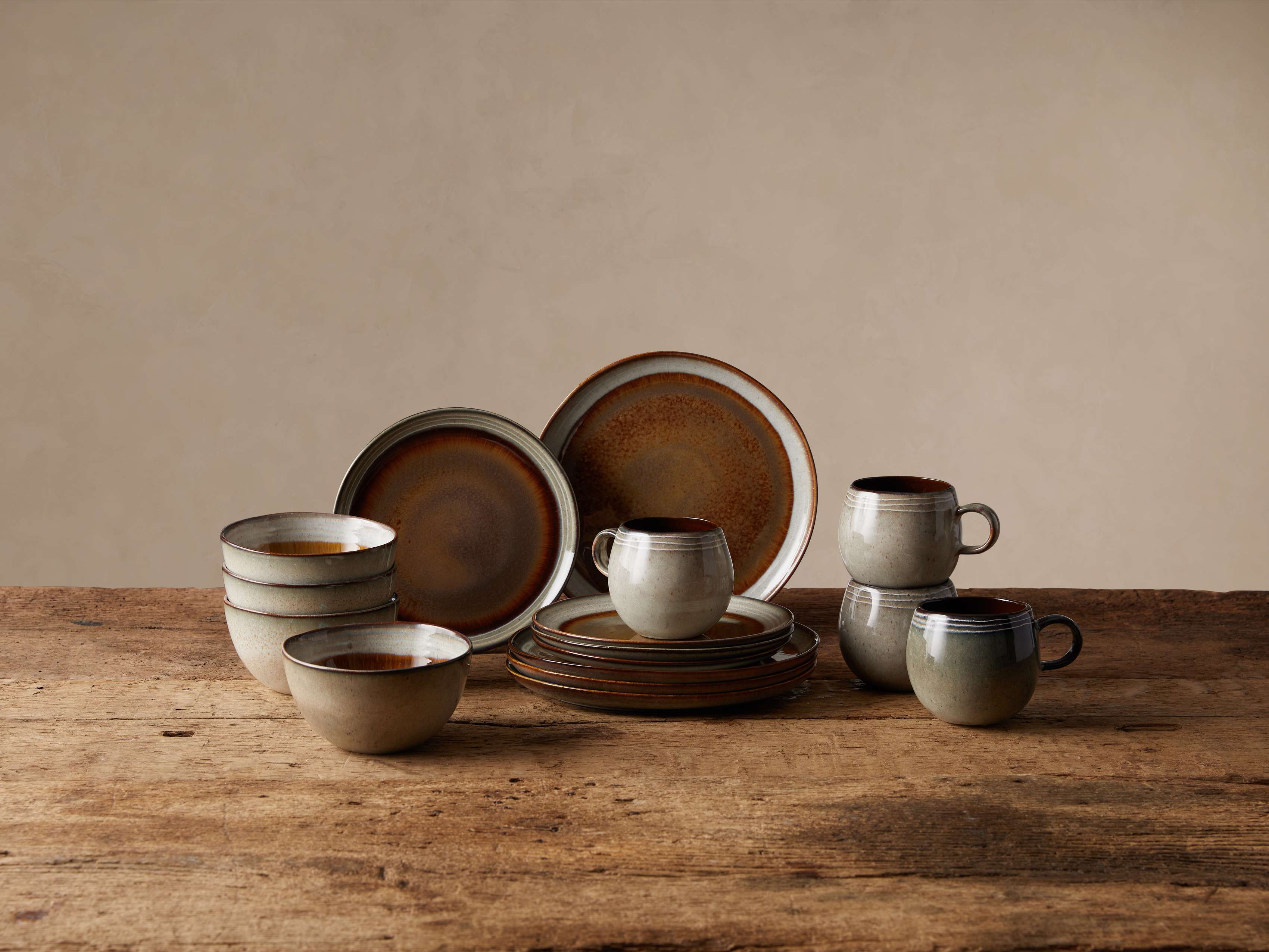 Canyon 16 Piece Set with Cereal Bowls
