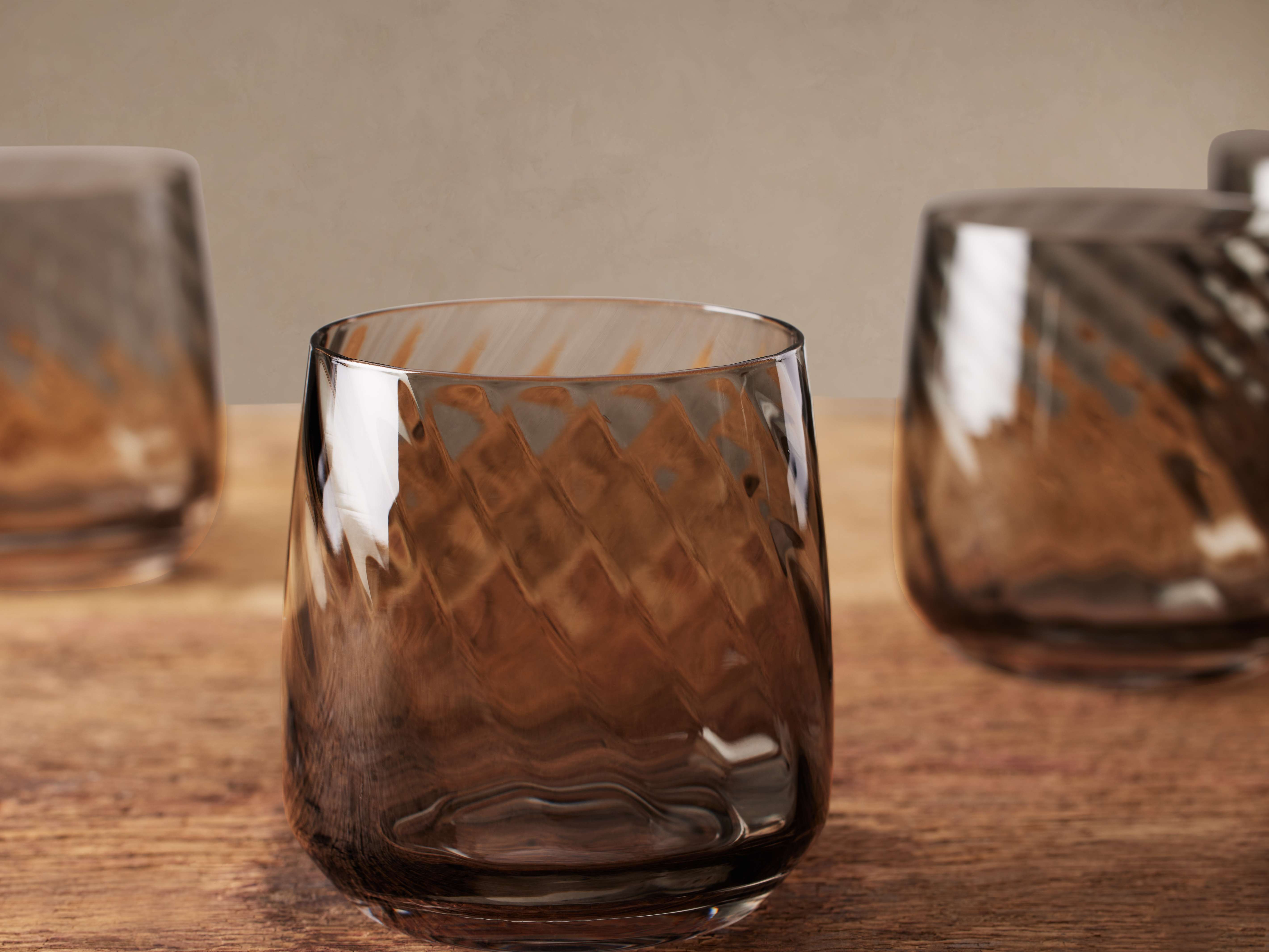 Cora Stemless Wine Glasses (Set of 4)