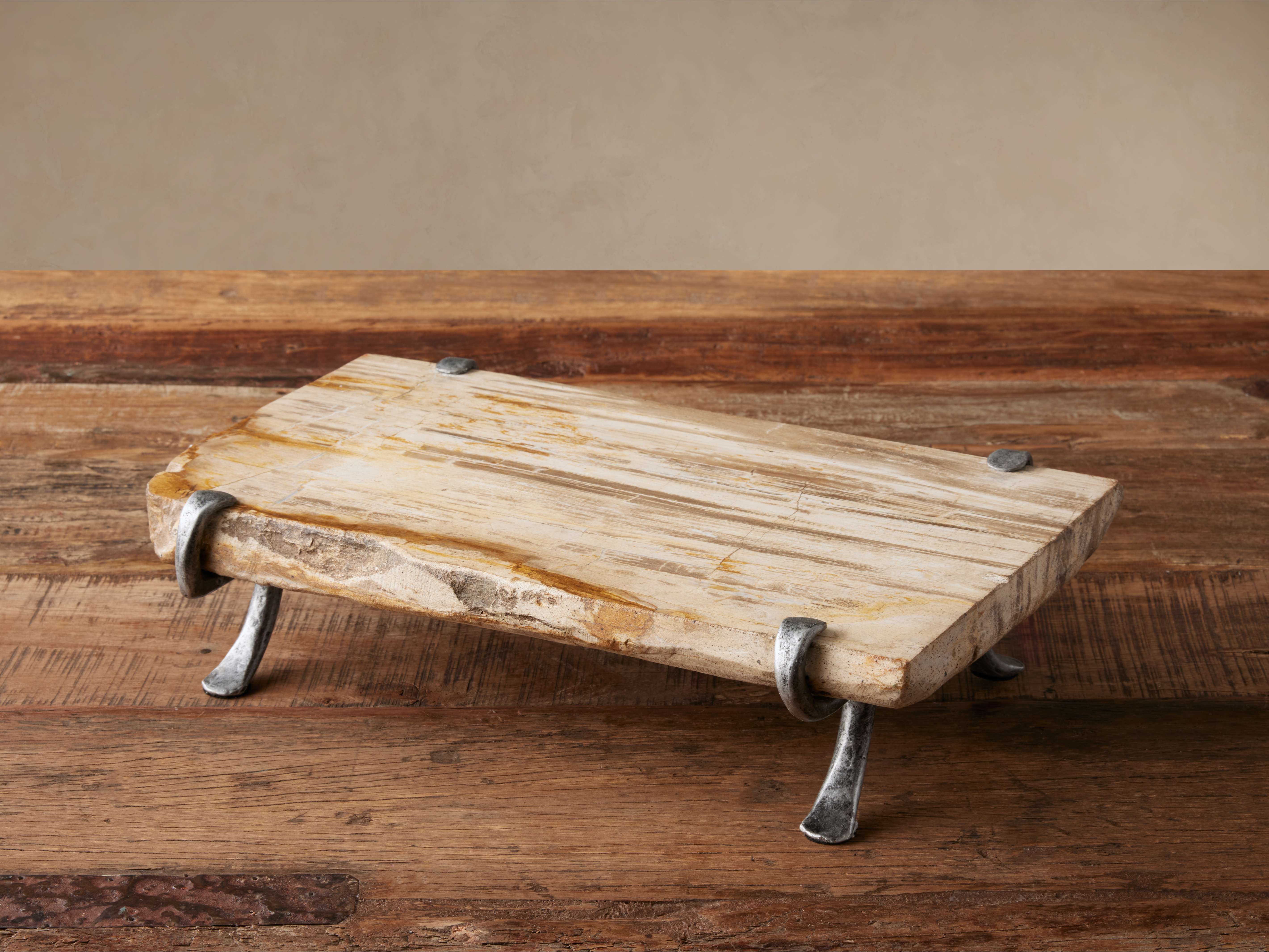 Petrified Wood Serving Board – Arhaus