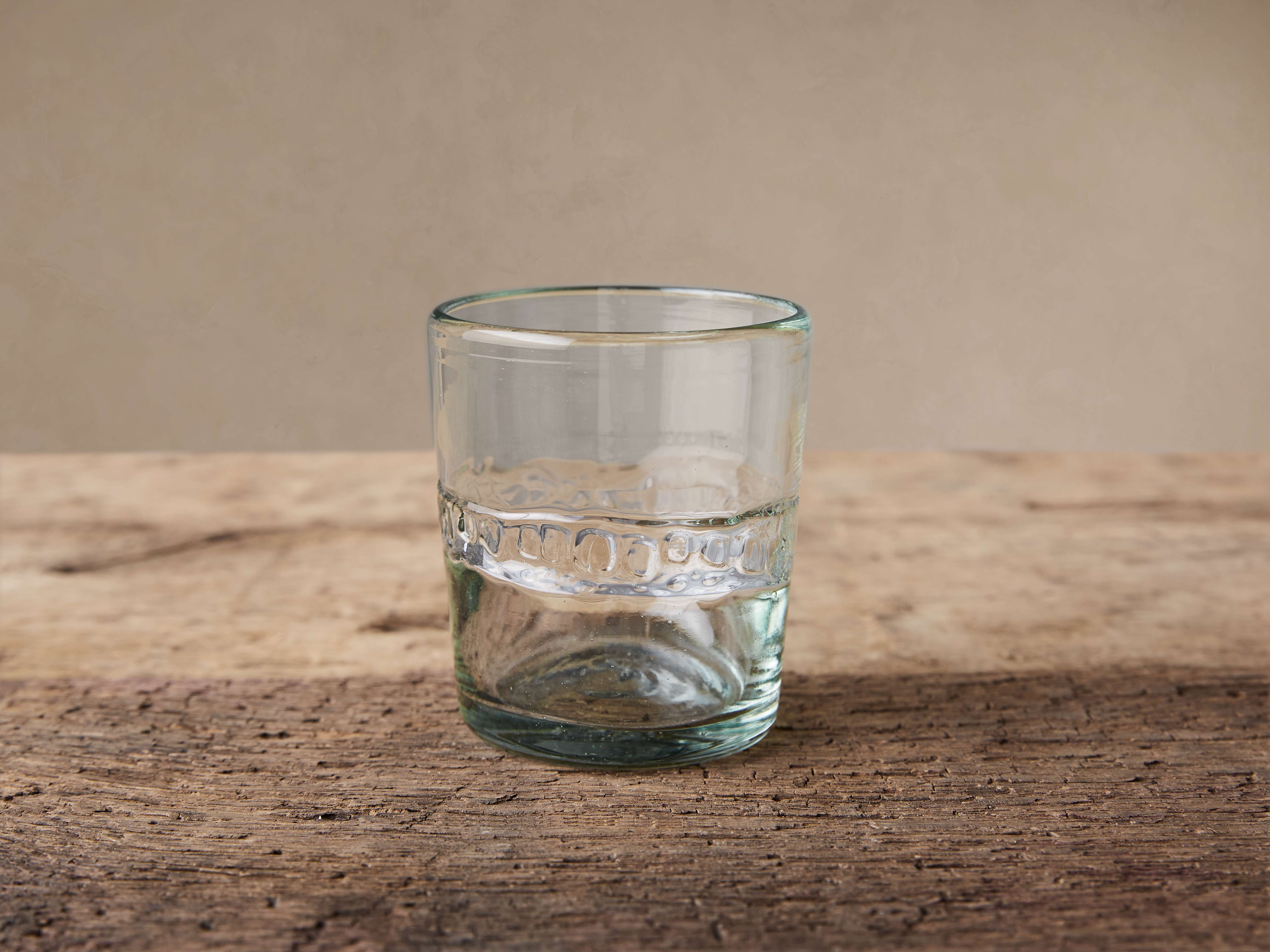 Ribbon Clear Double Old-Fashioned Glasses (Set of 4) - Thumbnail 4