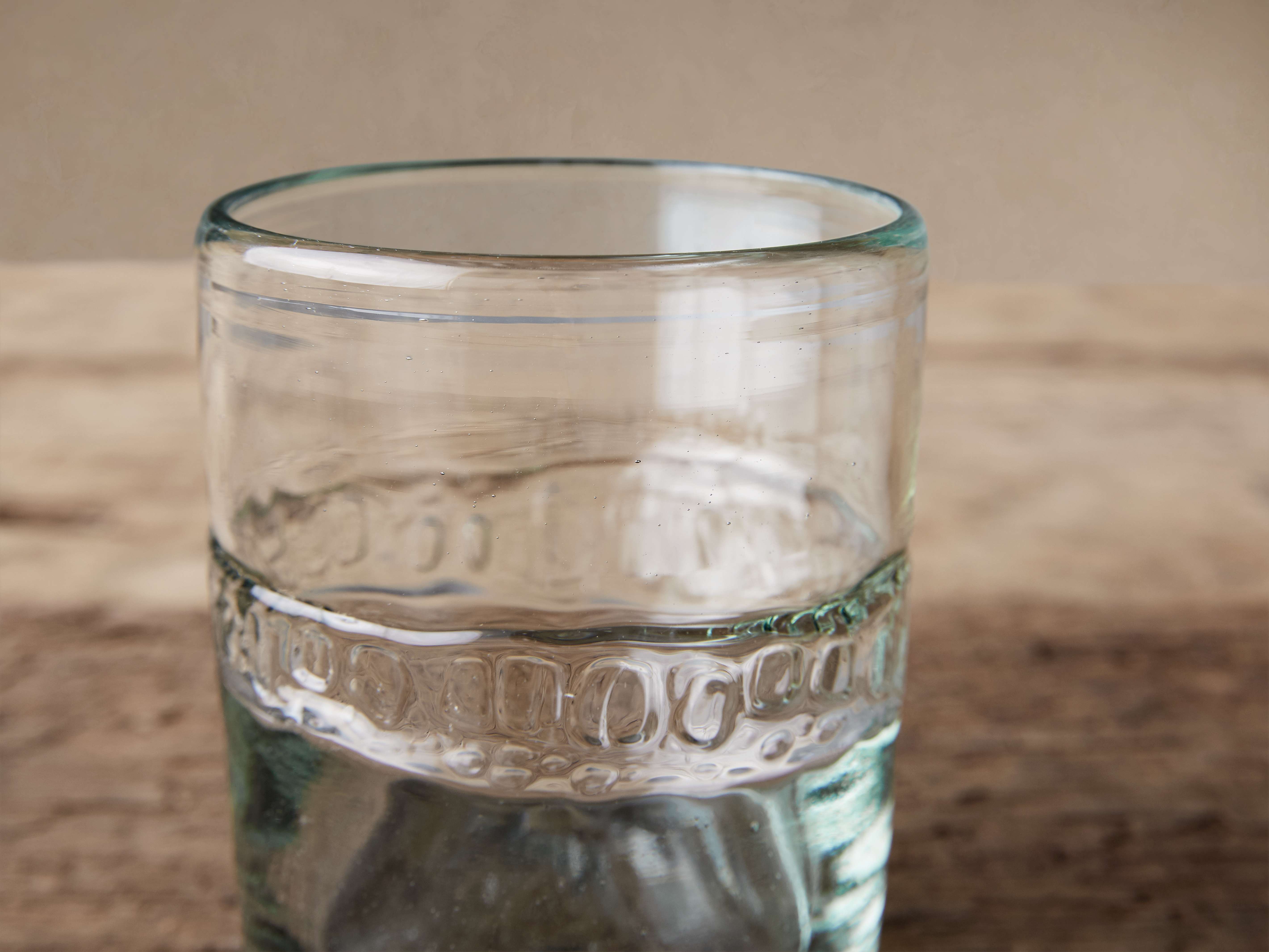 Ribbon Clear Double Old-Fashioned Glasses (Set of 4) - Thumbnail 5