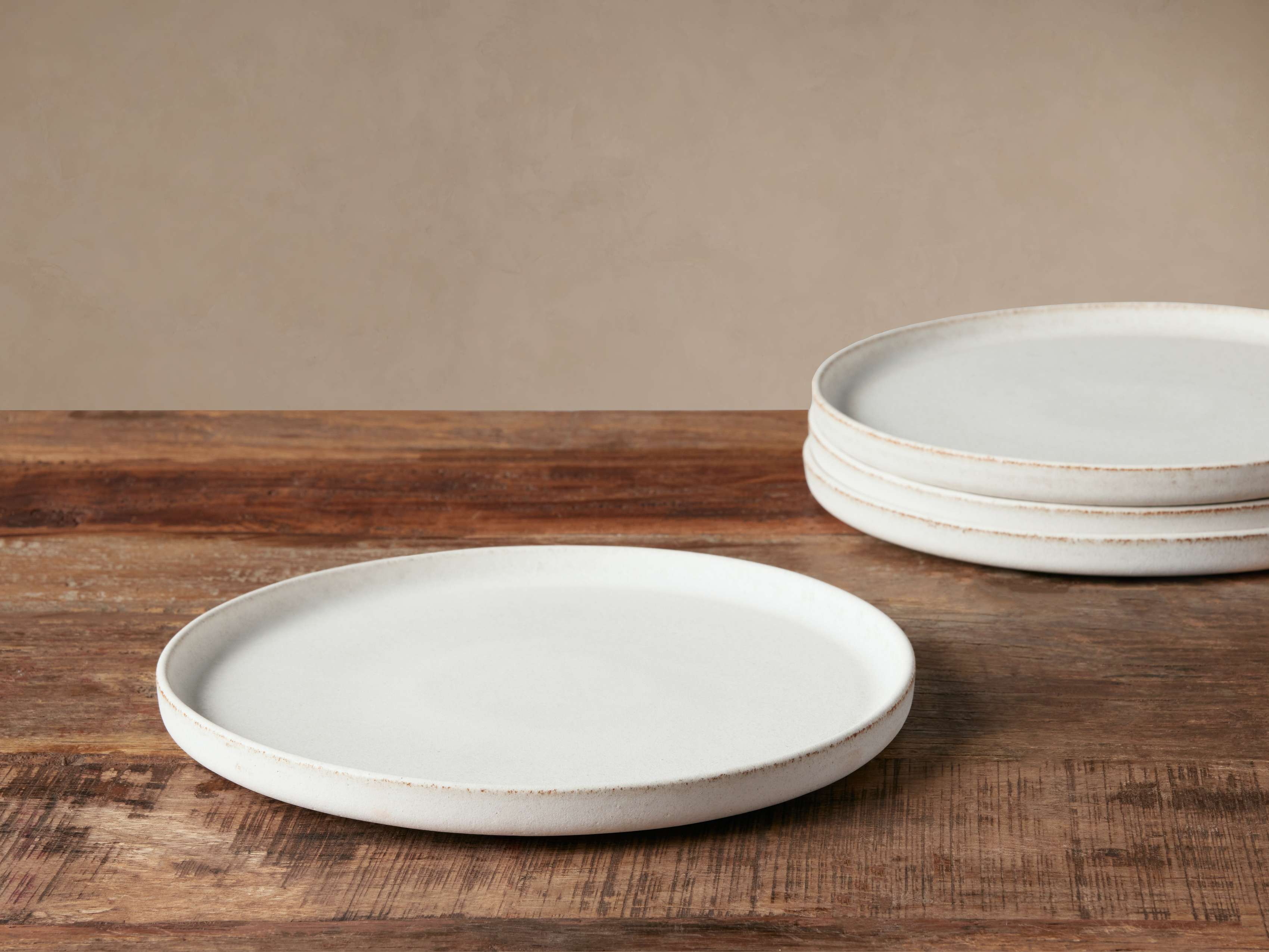 Ronan Dinner Plates in White (Set of 4)